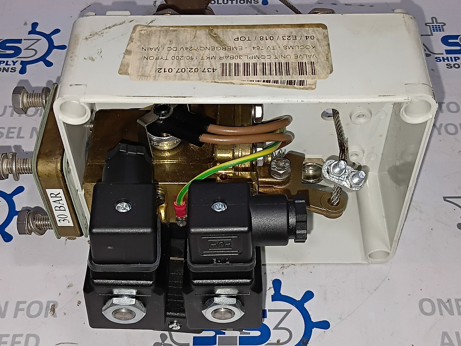 Kockum Sonics TV 784-2LH Valve For Air Horn 220 VAC/24DC, 30bar MKT 150/200