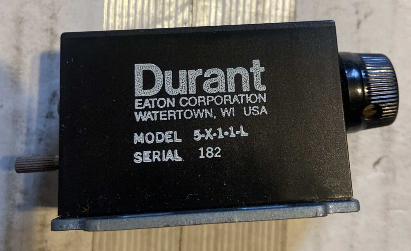 EATON CORPORATION 5-X-1-1-L / 5X11L (BRAND NEW) 40272 401 A2 DURANT