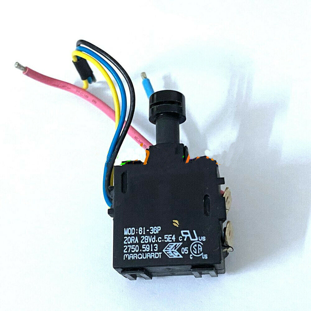 QTY:1 NEW FOR Marquardt 61-36P 20RA 28VDC 2750.5913 Electric Drill Switch