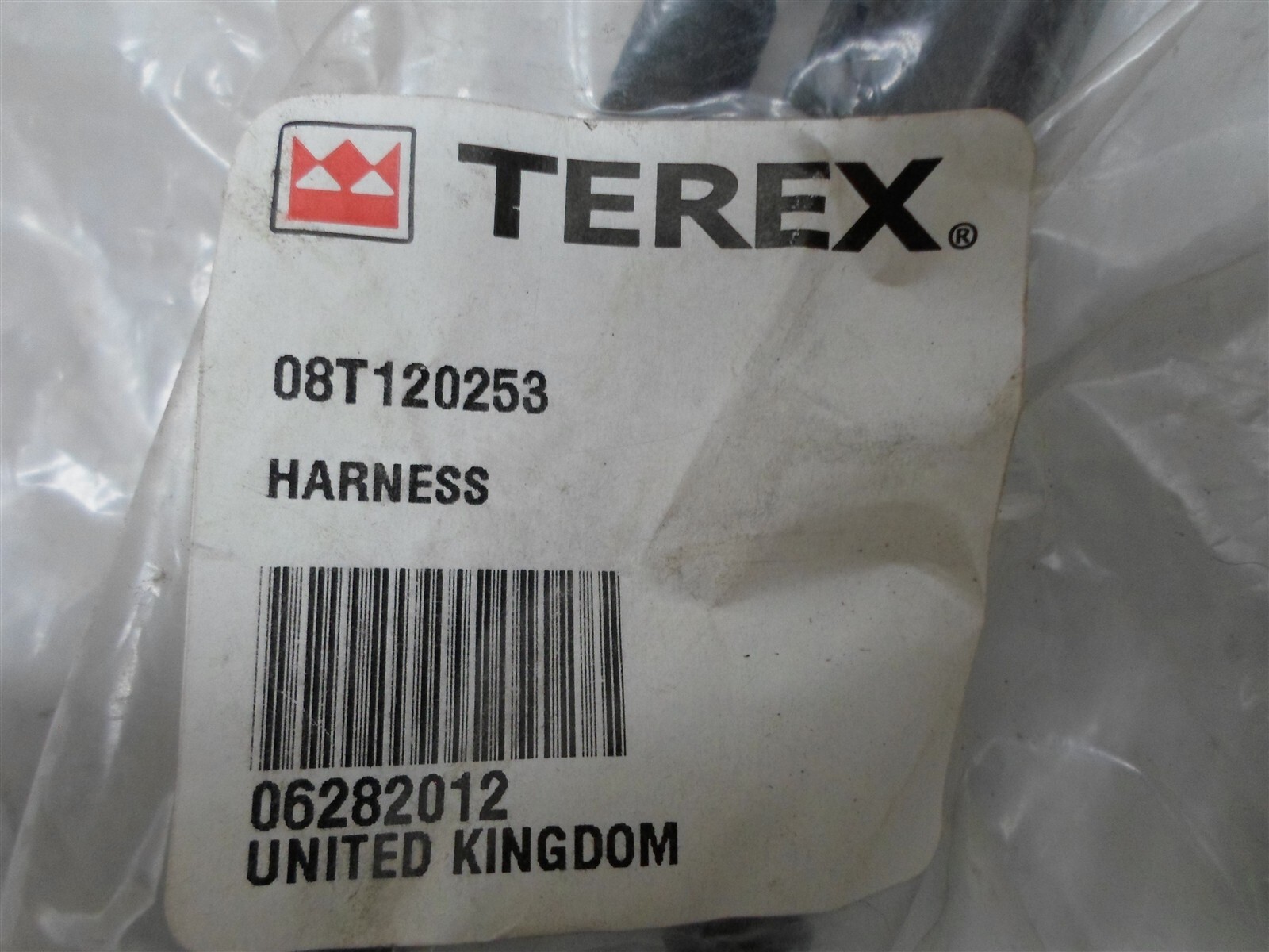 Terex Harness Part No. 08T 120253