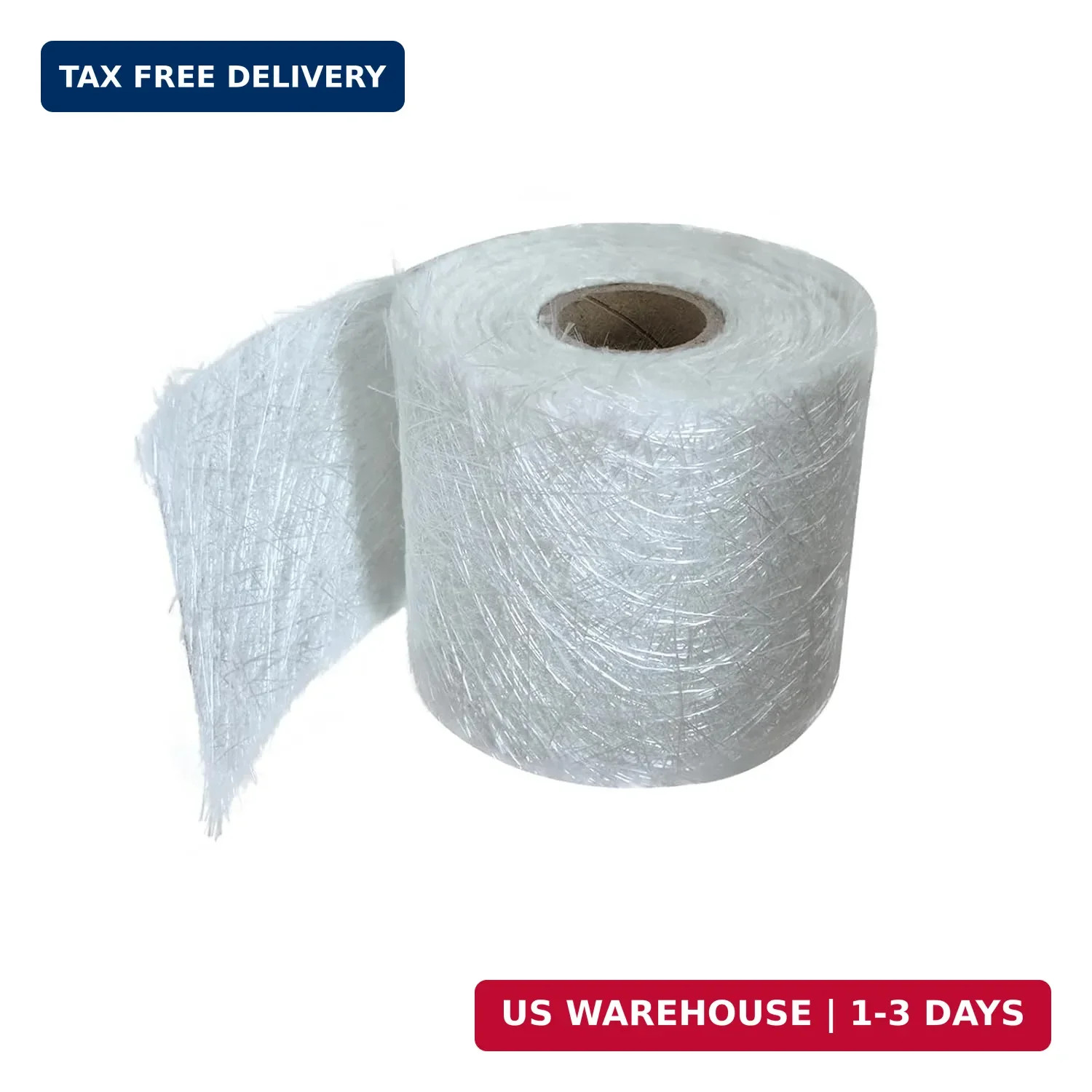 Fiberglass Chopped Strand Mat, 10 Yards X 4” Fiberglass Mat Roll, 1.5oz, Suit f