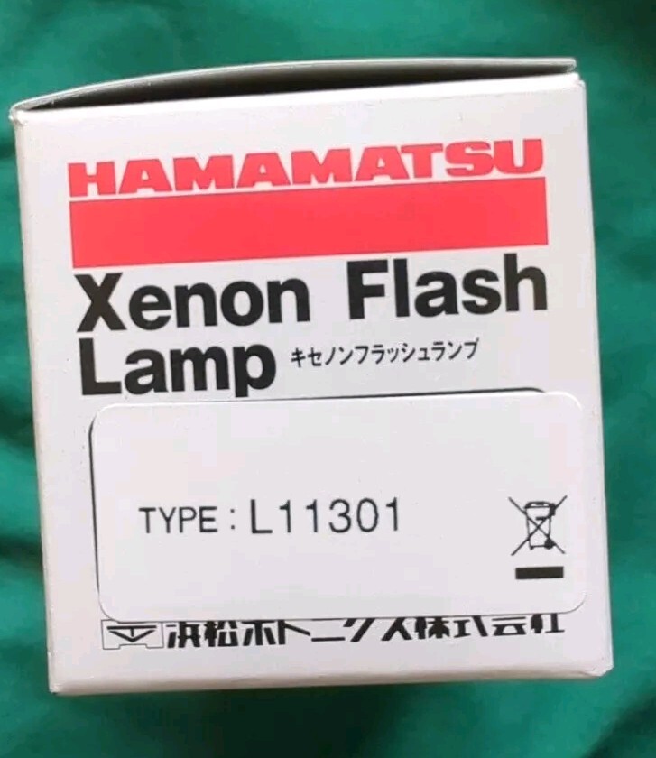 HAMAMATSU TYPE L11301 MOD-A XENON FLASH LAMP *NEW* *NOS*