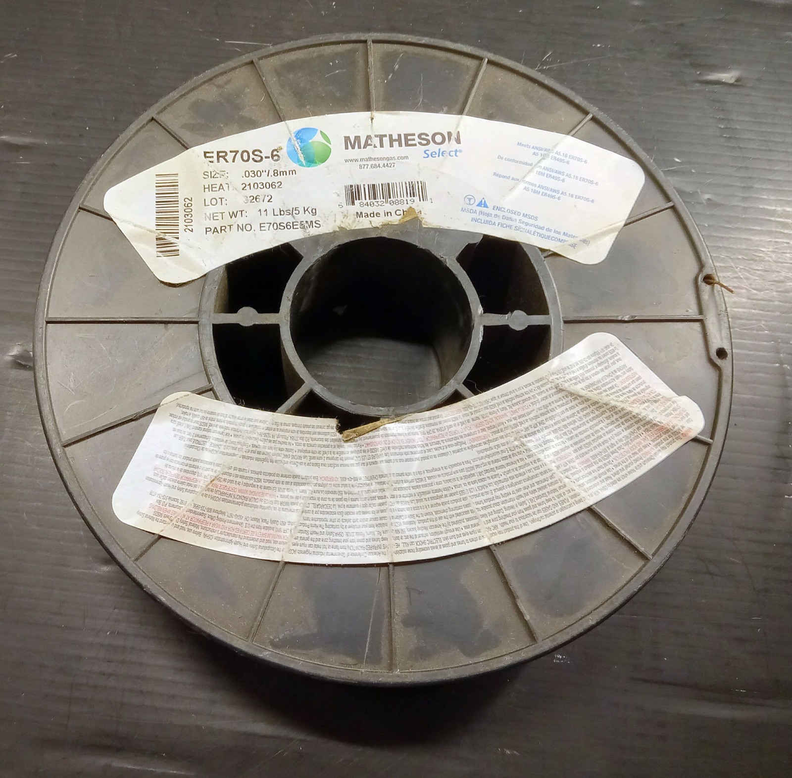 1 NEW MATHSON SELECT ER70S-6 0.8MM NNB ***MAKE OFFER***