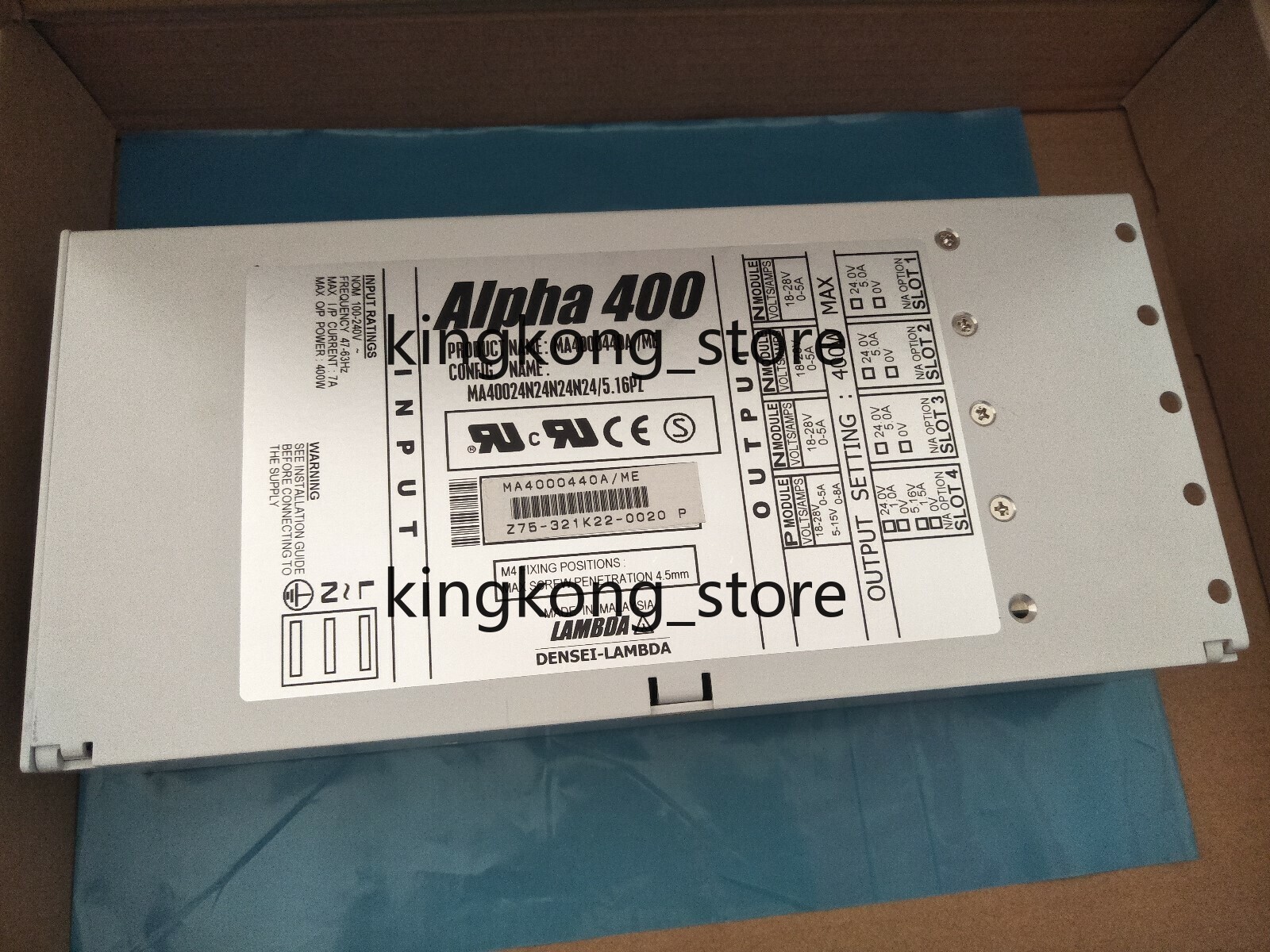 Alpha 400 MA4000440A/ME MA40024N24N24N24/5.16PZ LAMBDA DENSEI-LAMBDA ALPHA 400