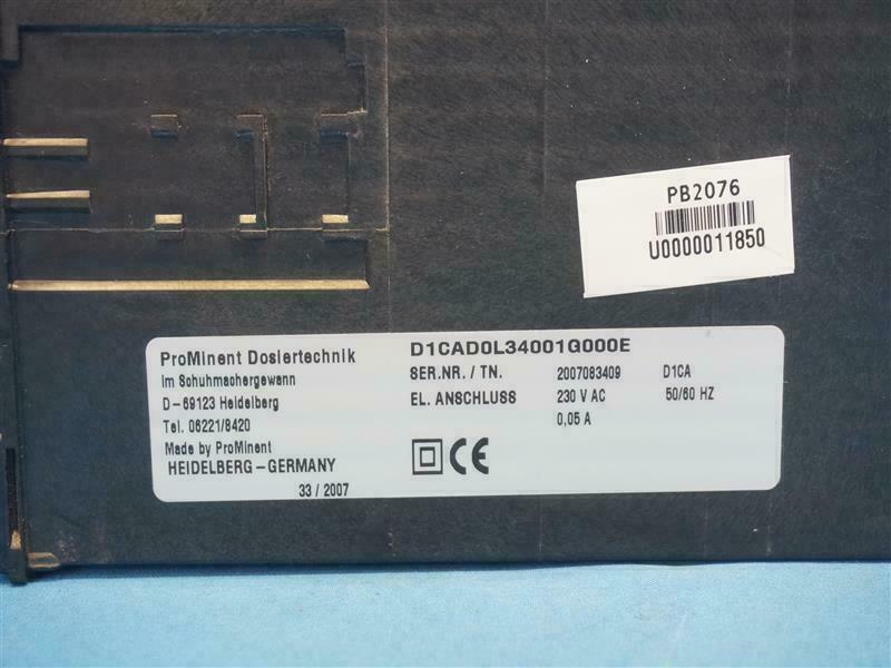 Prominent D1CAD0L34001G000E Dulcometer Fluid Control