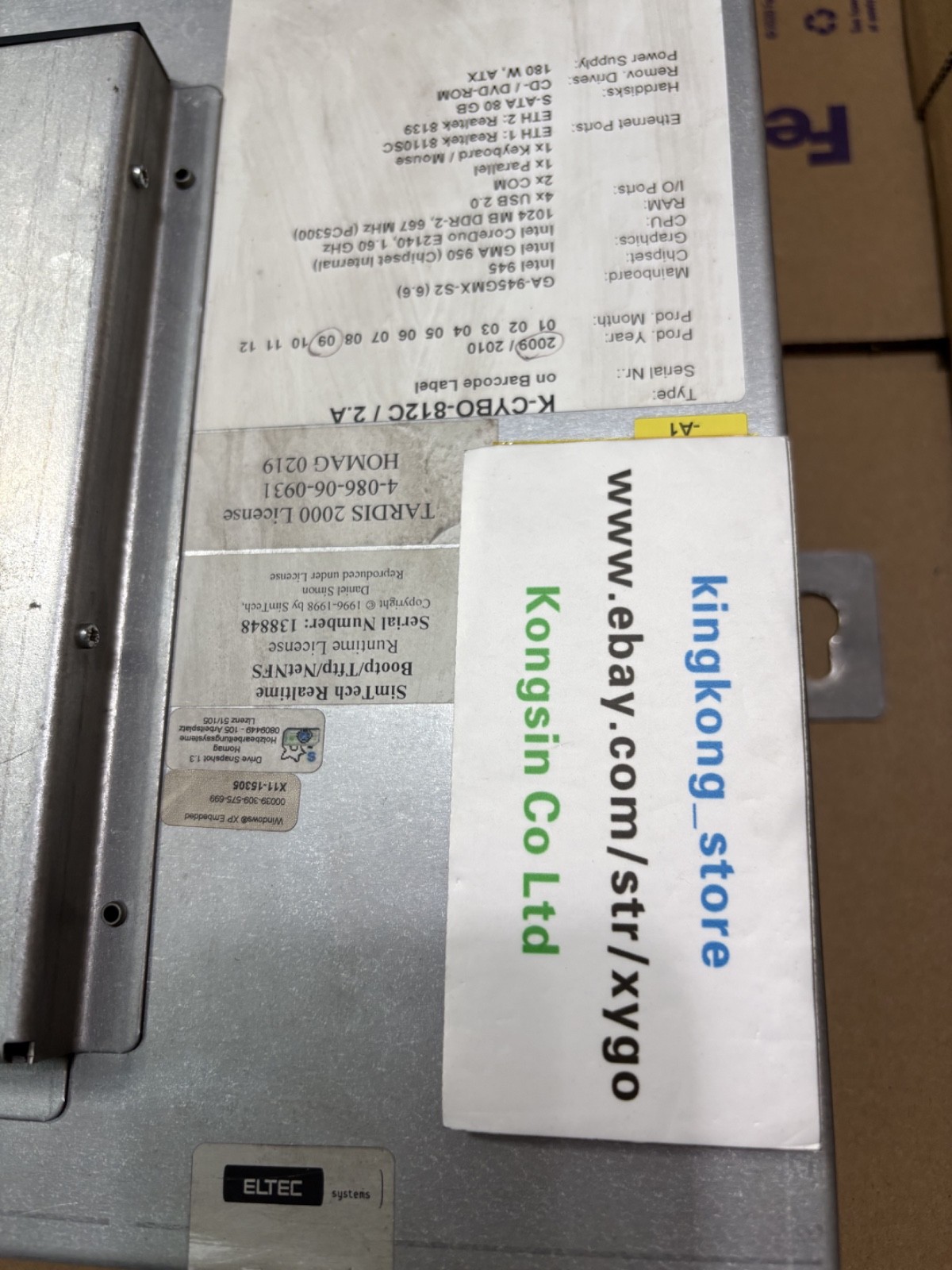 K-CYBO-812C / 2.A HOMAG 0219 TARDIS 2000 License 4-086-06-0931 kingkong_store