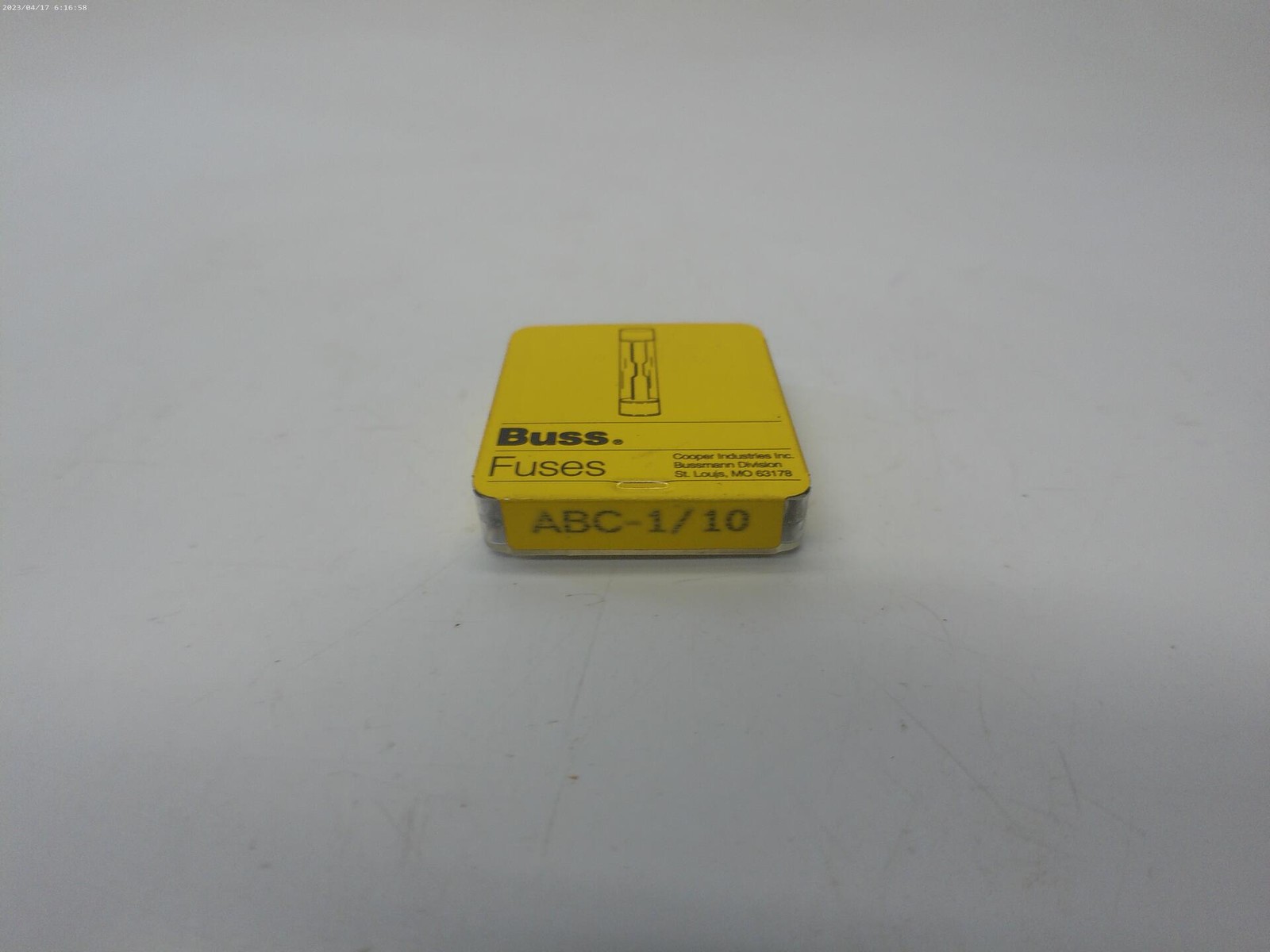 BUSSMANN ABC-1/10 FUSE PKG OF 5 NSMP