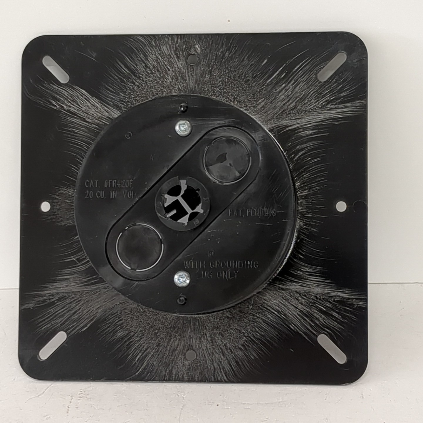 Round Flanged Device Box Arlington FR420F Stucco Box