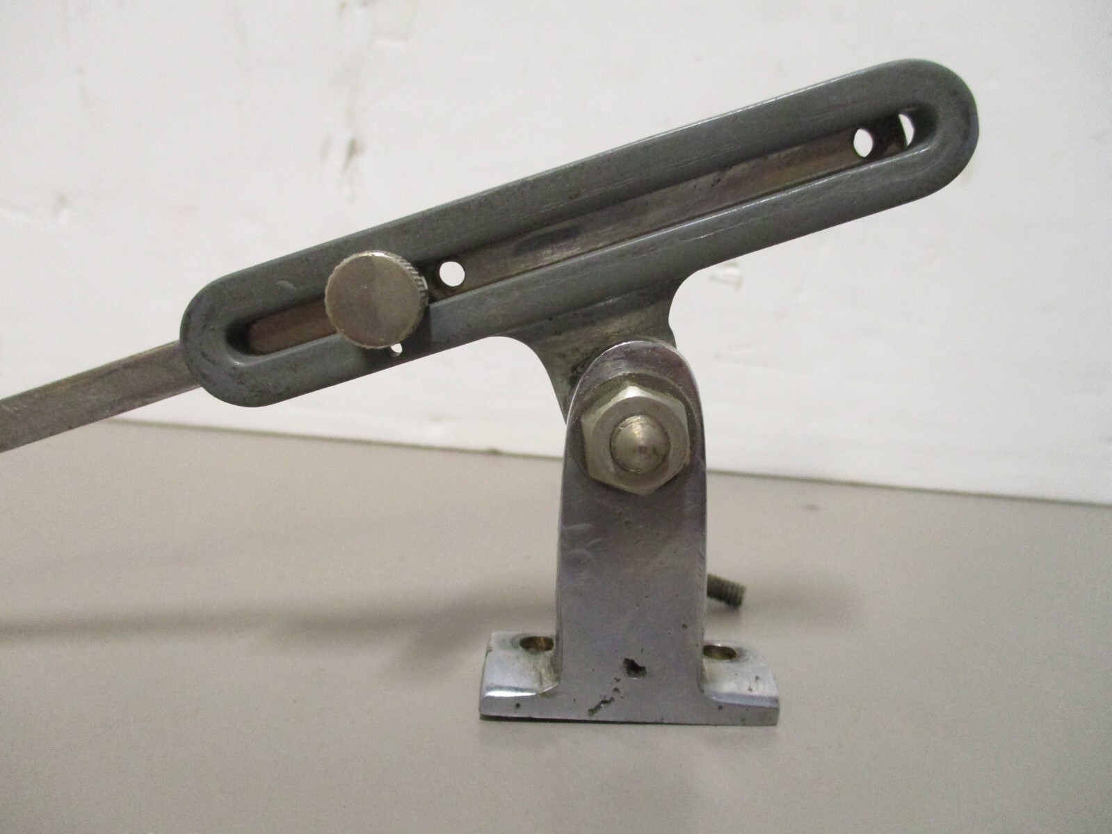 Depth Guide Arm and Mount for Vintage Wolf Model R Electric Fabric Cutter