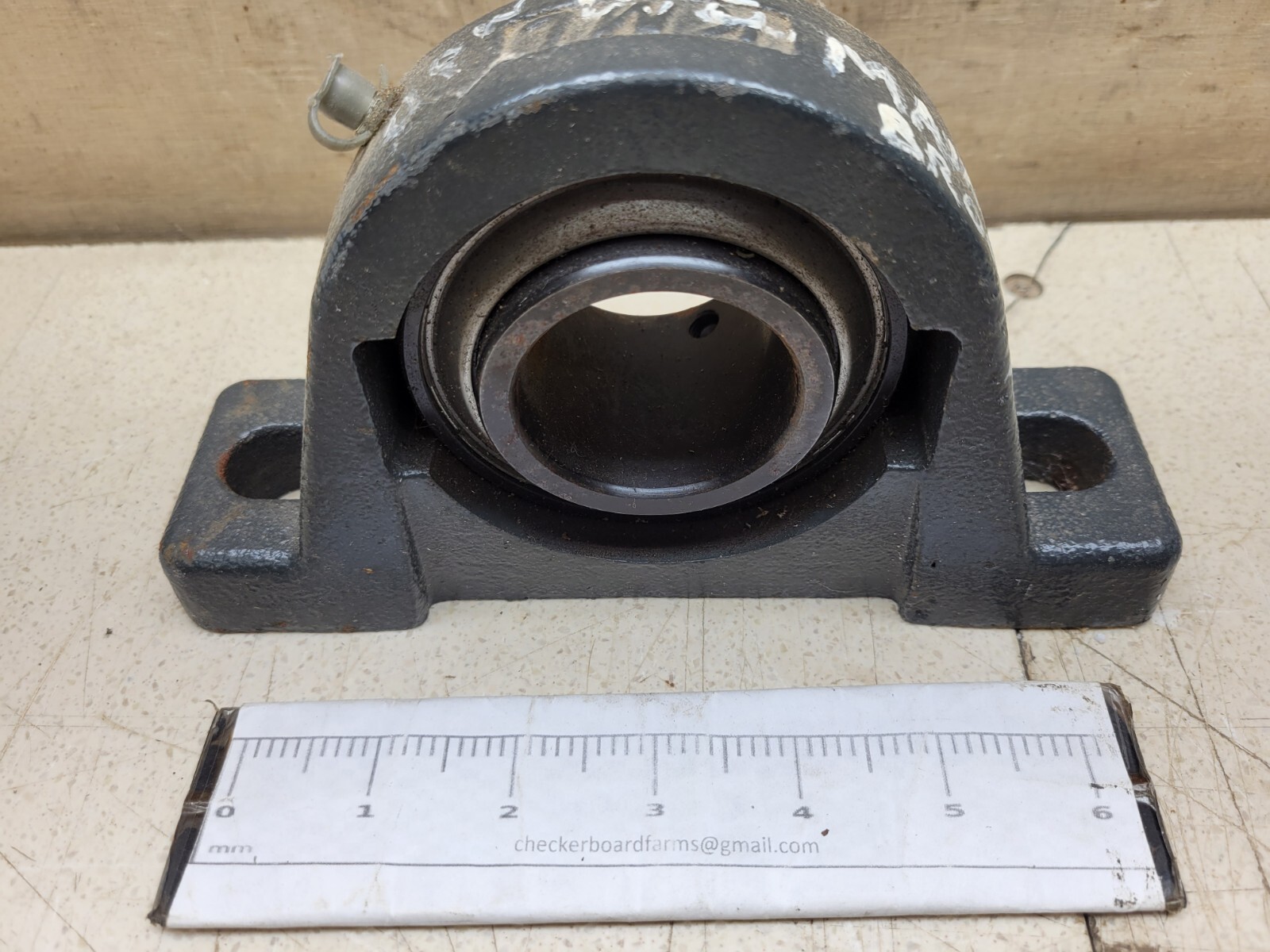 NOS Pillow Block Ball Bearing UC209-28R3-80 PE209 1058710 7-1/2″ L 1-3/4″ Bore