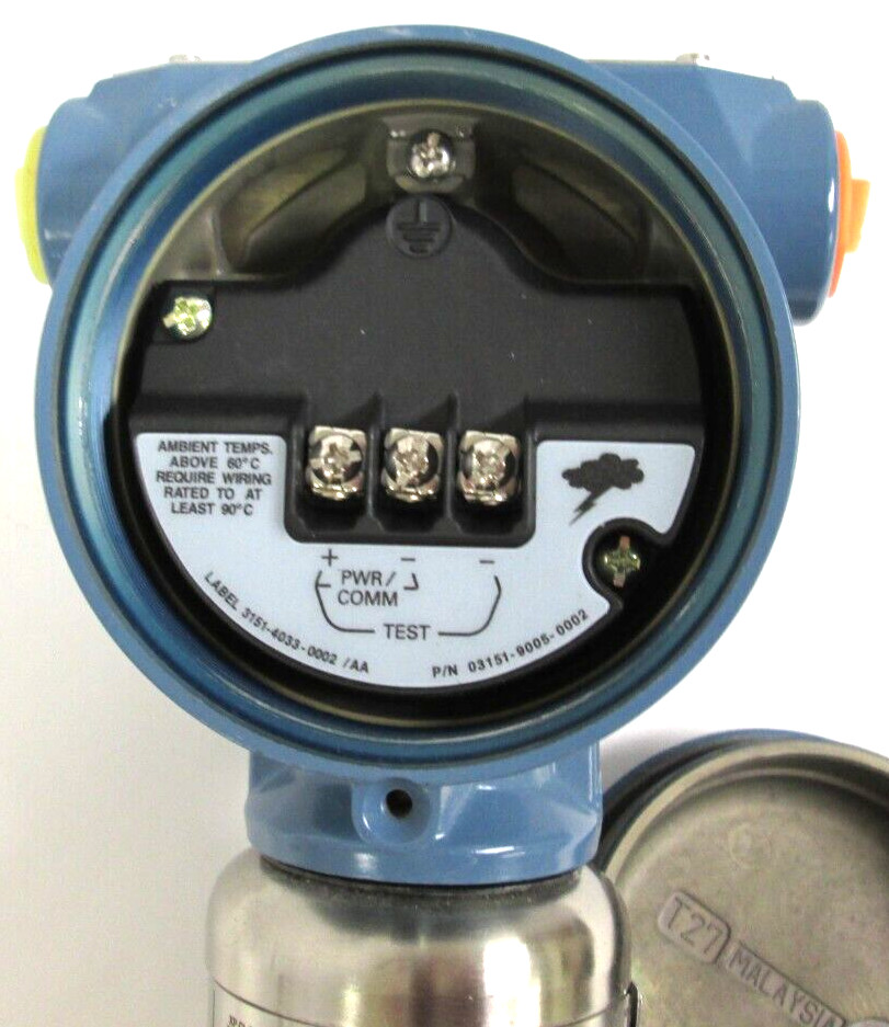 ROSEMOUNT TRANSMITTER, 3051S2TG4A2B11A1AB4M5T1K5, W/ 2″ 150 316 SST FLANGES, WS