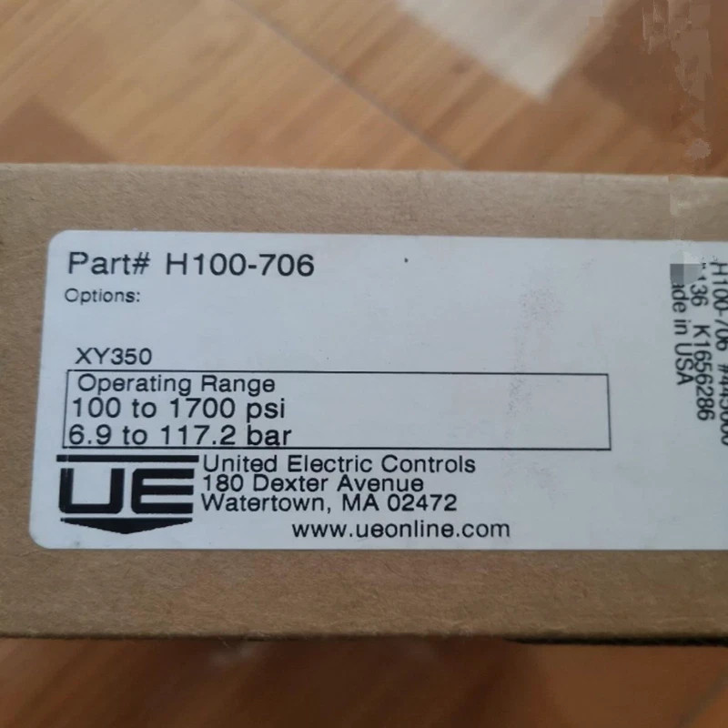 UE New Original Genuine Pressure Switch H100-706