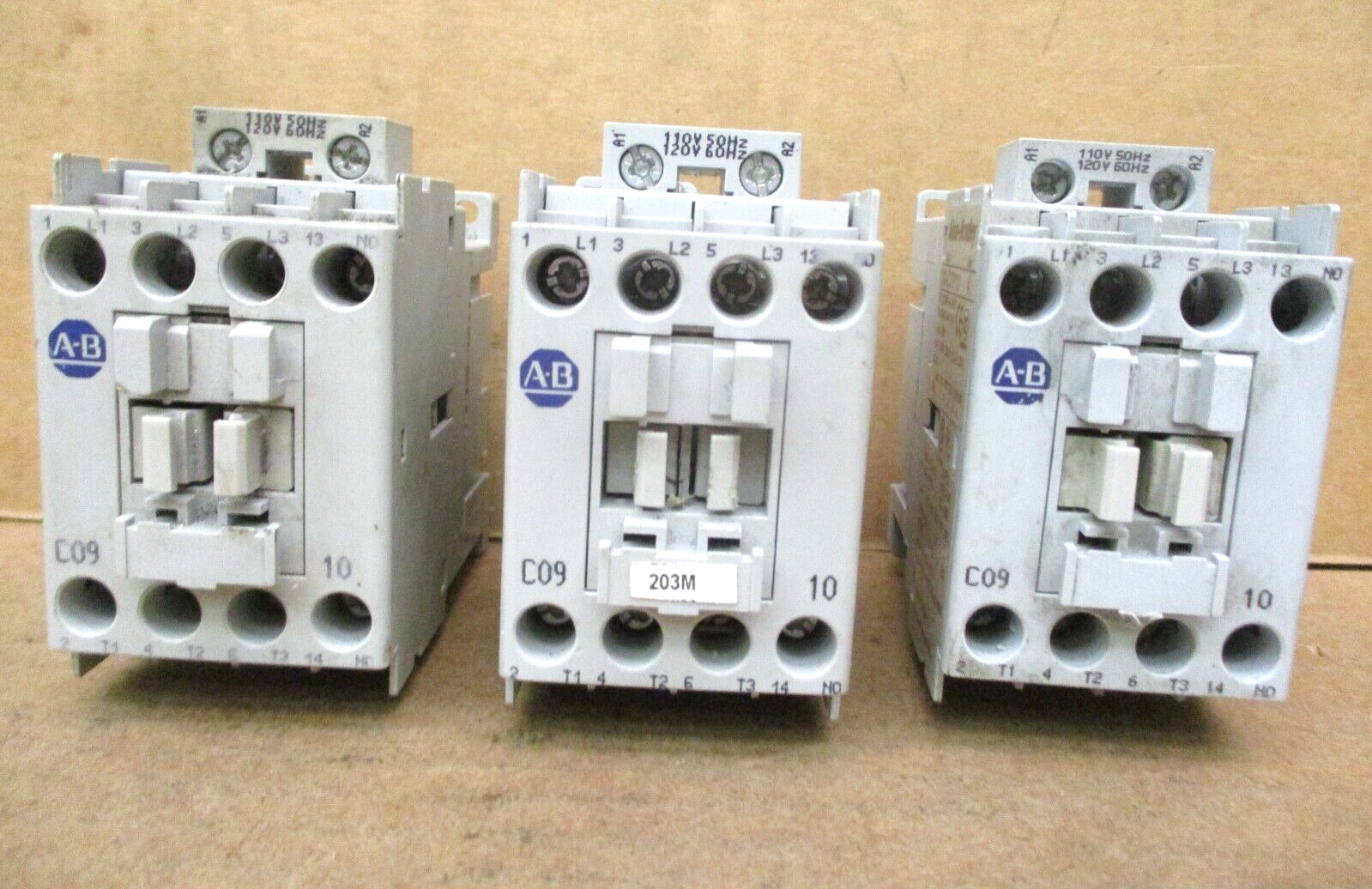 Allen-Bradley 100-C09*10 Contactor Lot of 3 Pieces 50091HM