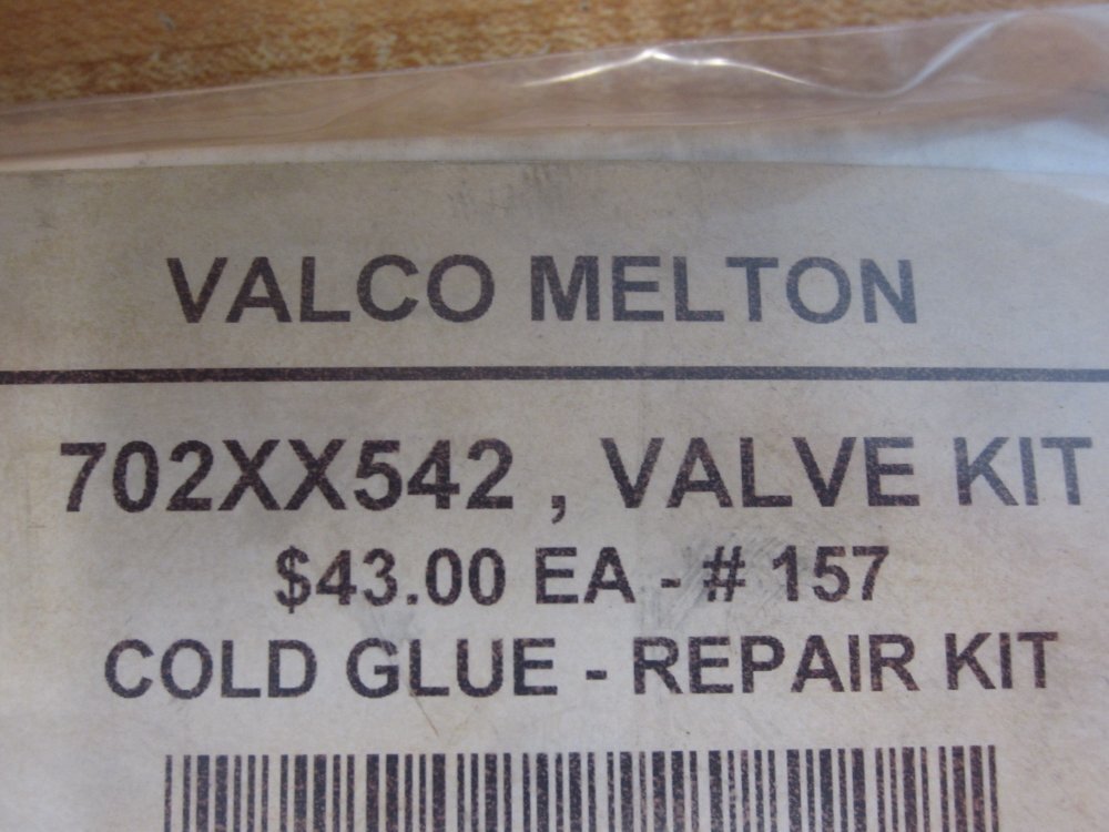 Valco Melton 702XX542 Valve, Cold Glue – Repair Kit