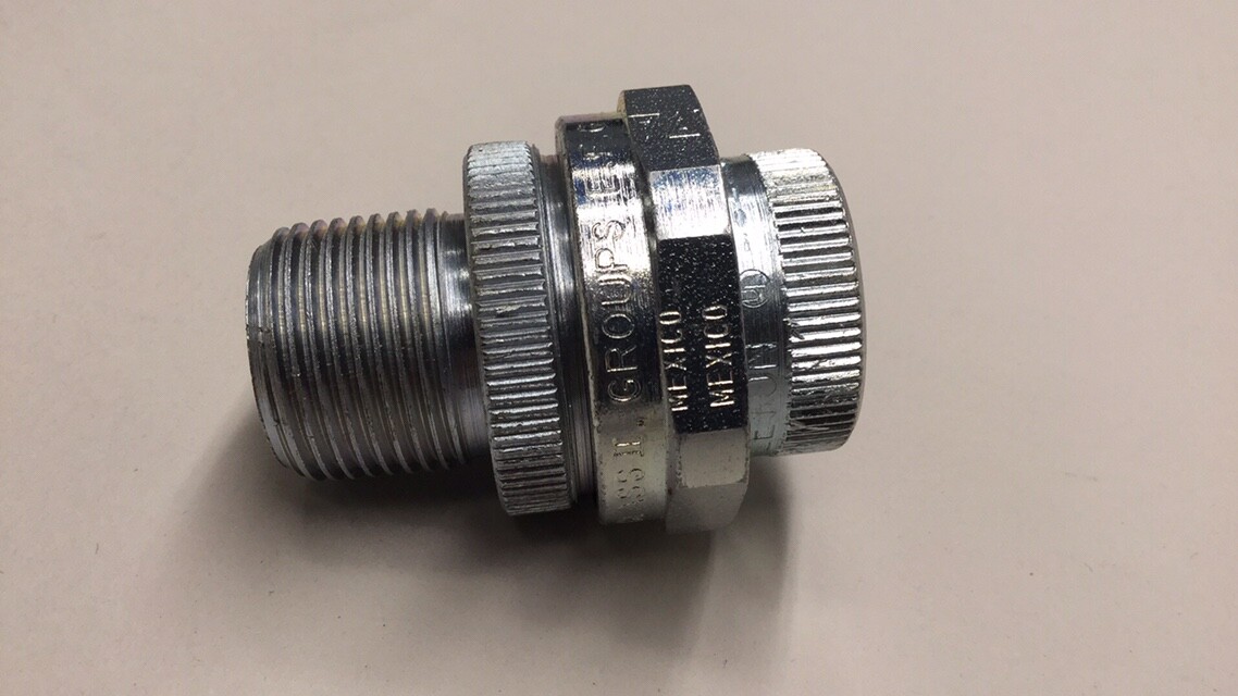Appleton UNY75NR 3/4″ Male/Female 3/4″ Npt Union Zinc Electro Plated