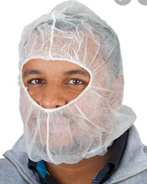 BRAND NEW PPP ACTION CHEMICAL A-2302W Hood & Beard Combo,11″ D Universal 100PK