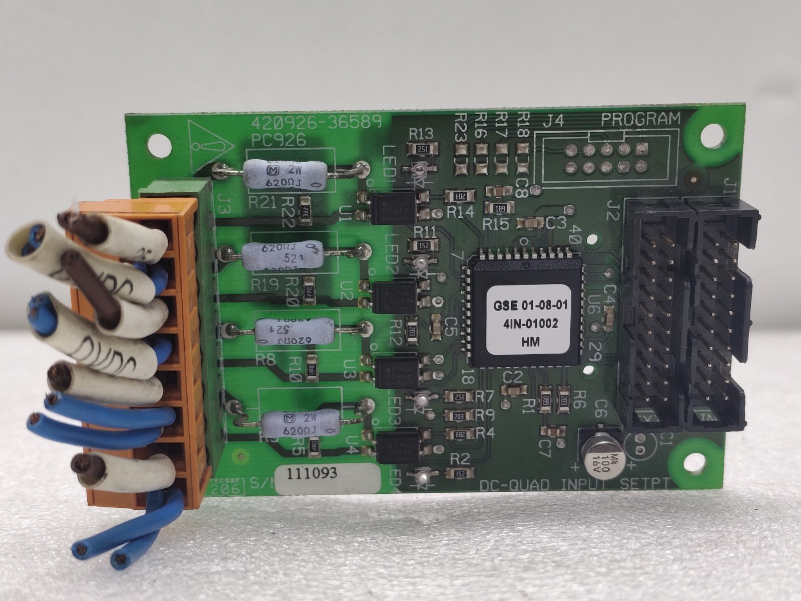 GSE / AVERY WEIGH-TRONIX 420926-36589 Pcb Card PC926