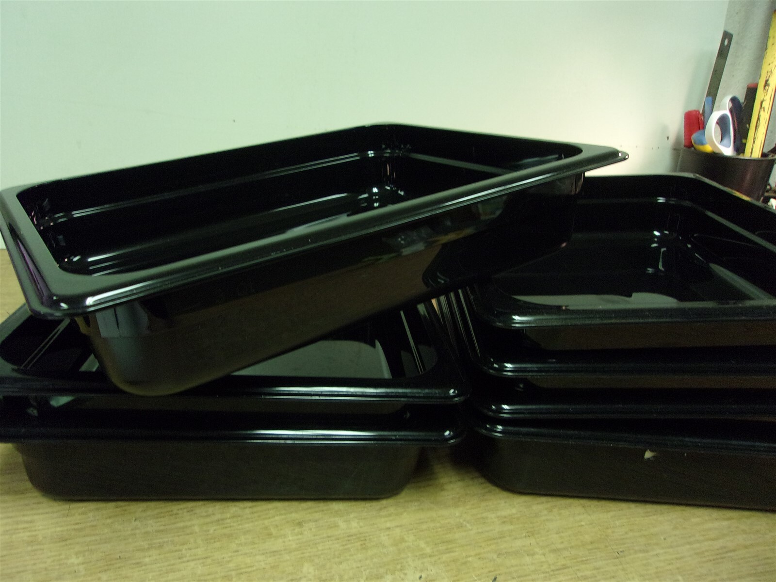 Cambro Camwear 22CW 1/2size x 2.5″ lot of 7 *FREE SHIPPING*