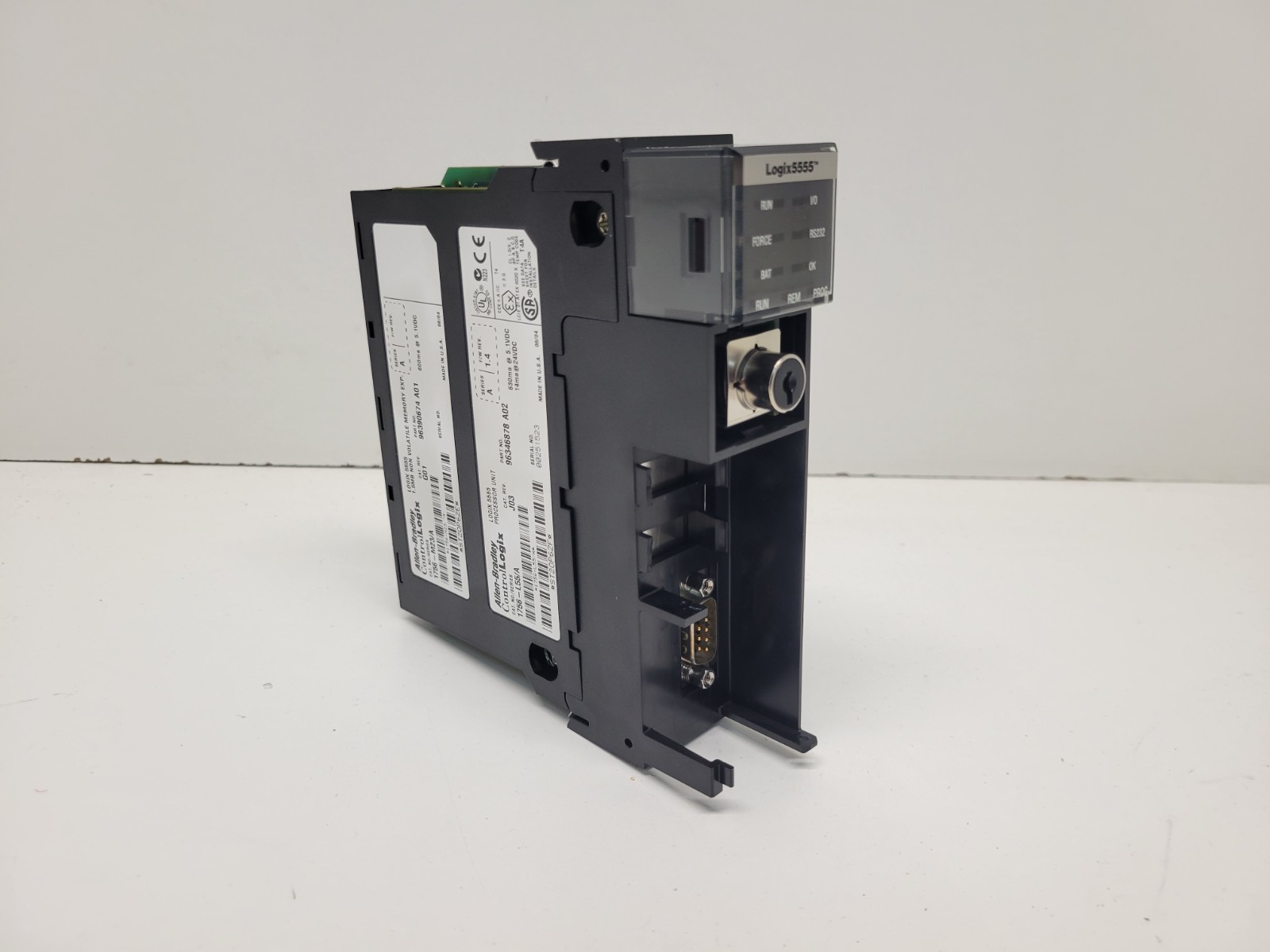 GOOD USED! ALLEN-BRADLEY CONTROLLOGIX 5555 PROCESSOR UNIT W/ 1756-M23 1756-L55/A