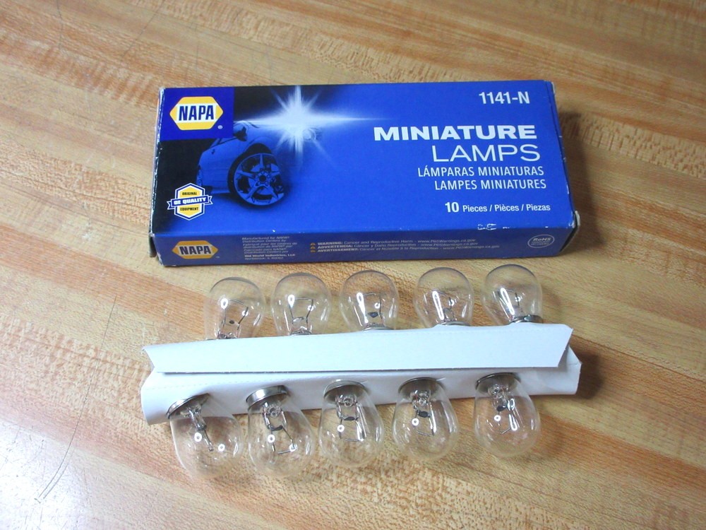 Napa 1141-N Miniature Lamp Light Bulb 1141 (Pack of 10)