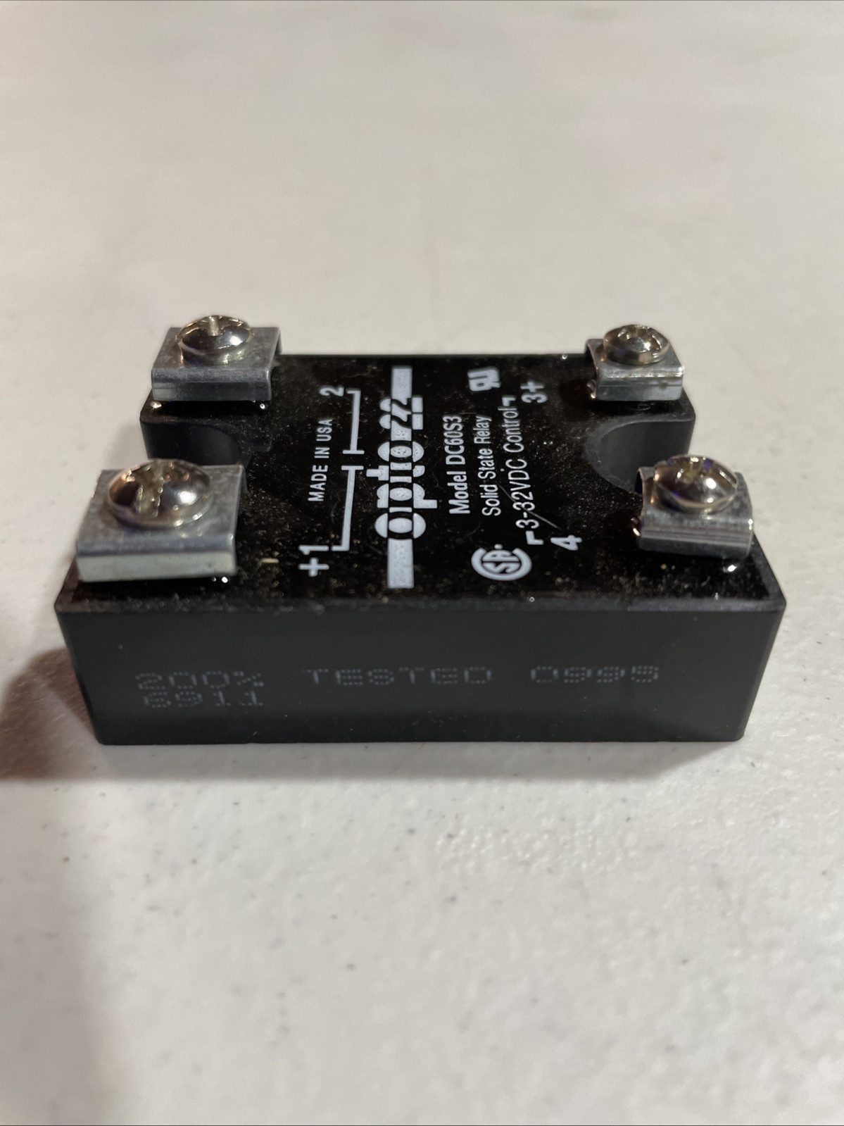 Opto 22 DC60S3 Solid State Relay W/Hardware