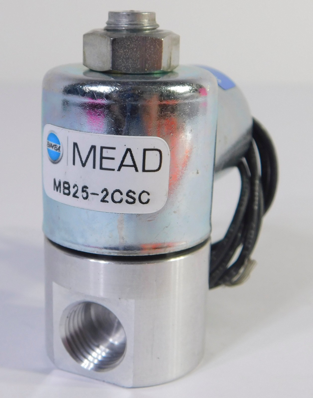 Bimba / Mead MB25-2CSC 1/4″ Pneumatic Solenoid Valve 24VDC 7 Watt