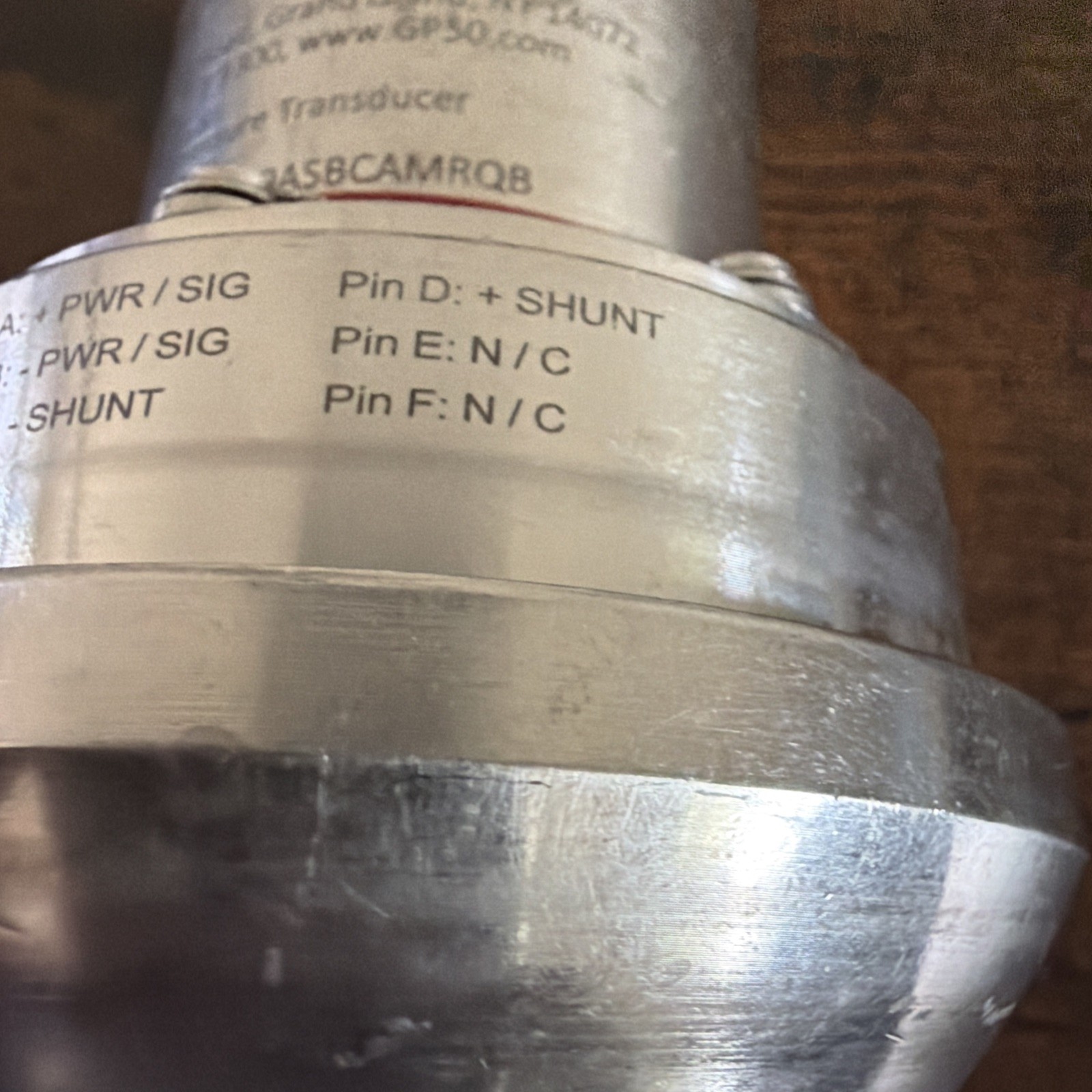 WECO Hammer Union GP:50 Pressure Transducer 370ASBCAMRQB 0-15,000 PSIG