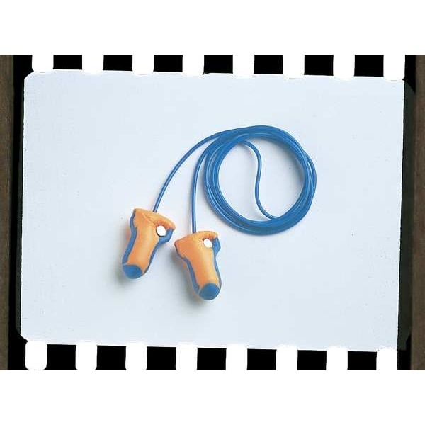 Howard Leight Lt-30 Lasertrak Disposable Corded Earplugs, Metal-Detectable,