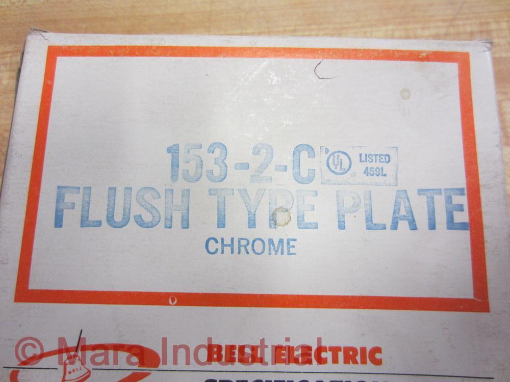 Bell Electric 153-2-C 1532C Single Gang Cover 83222 (Pack of 10)
