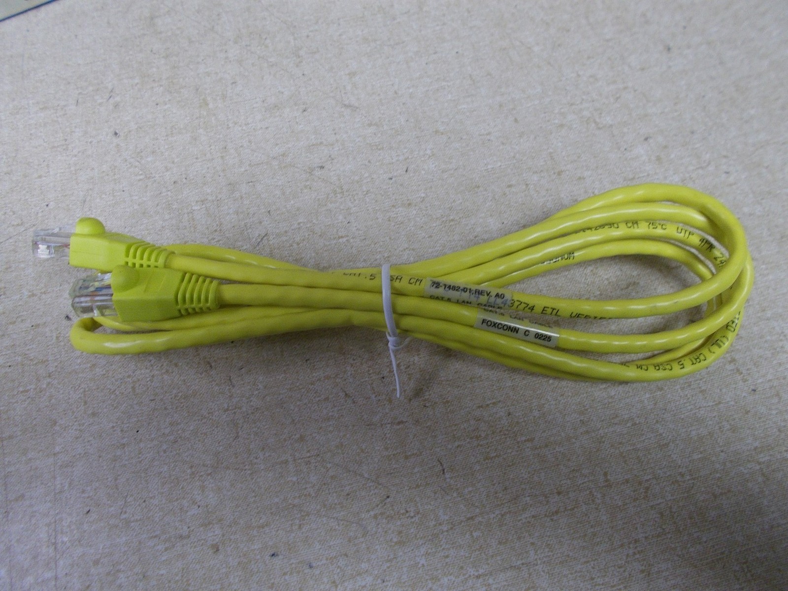 NEW Wonderful-D E142890 Cat 5 Ethernet Cable 72-1482-01 6′ *FREE SHIPPING*