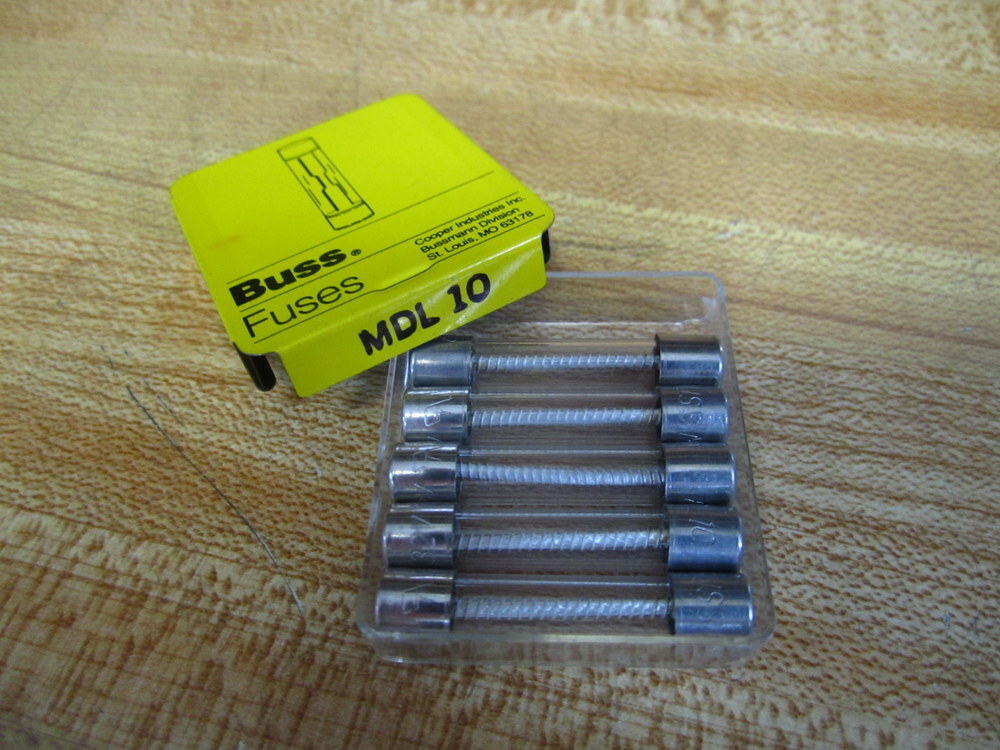 Buss MDL-10 Bussmann Fuse Cross Ref 1CM29 Formerly 3AG-SB Wirewound (Pack of 10)