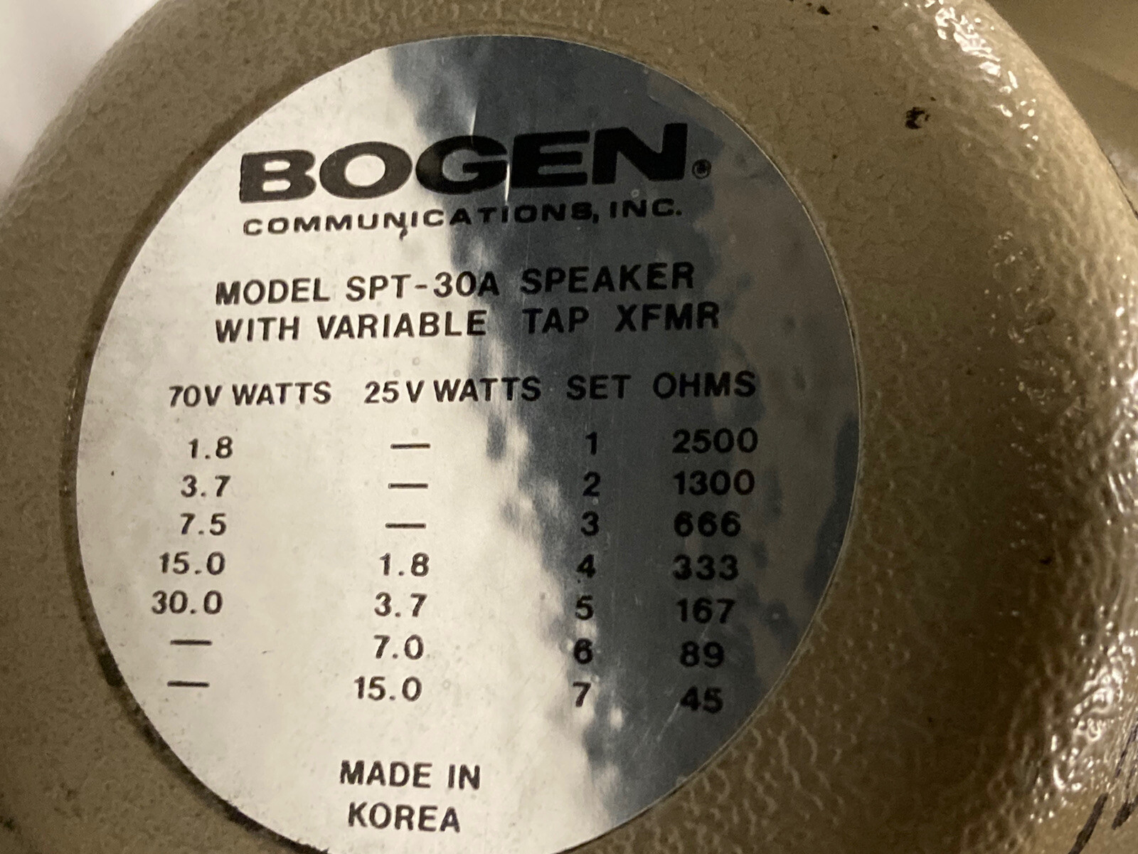 Bogen,SPT-30A,Megaphone