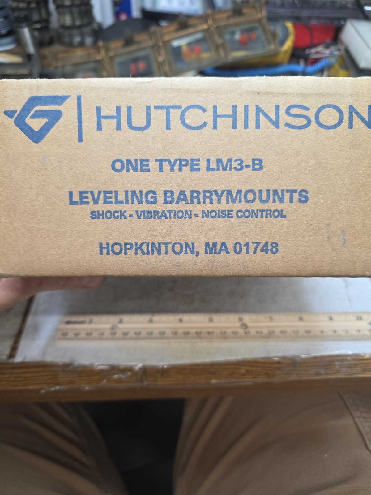 NEW BARRY CONTROLS LM3-B LEVELING MOUNT WITH BOLT – BARRYMOUNT NEW IN BOX