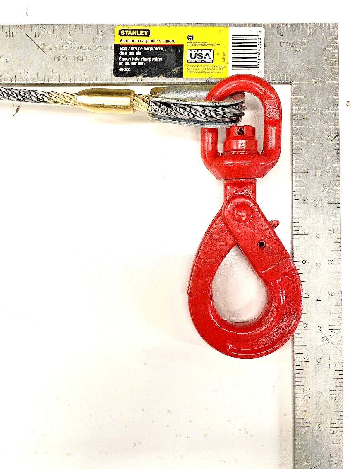 WINCH LINE Rollback 3/8” X 75’ Tow Truck Wrecker Cable EIPS Steel Core W/Swivel