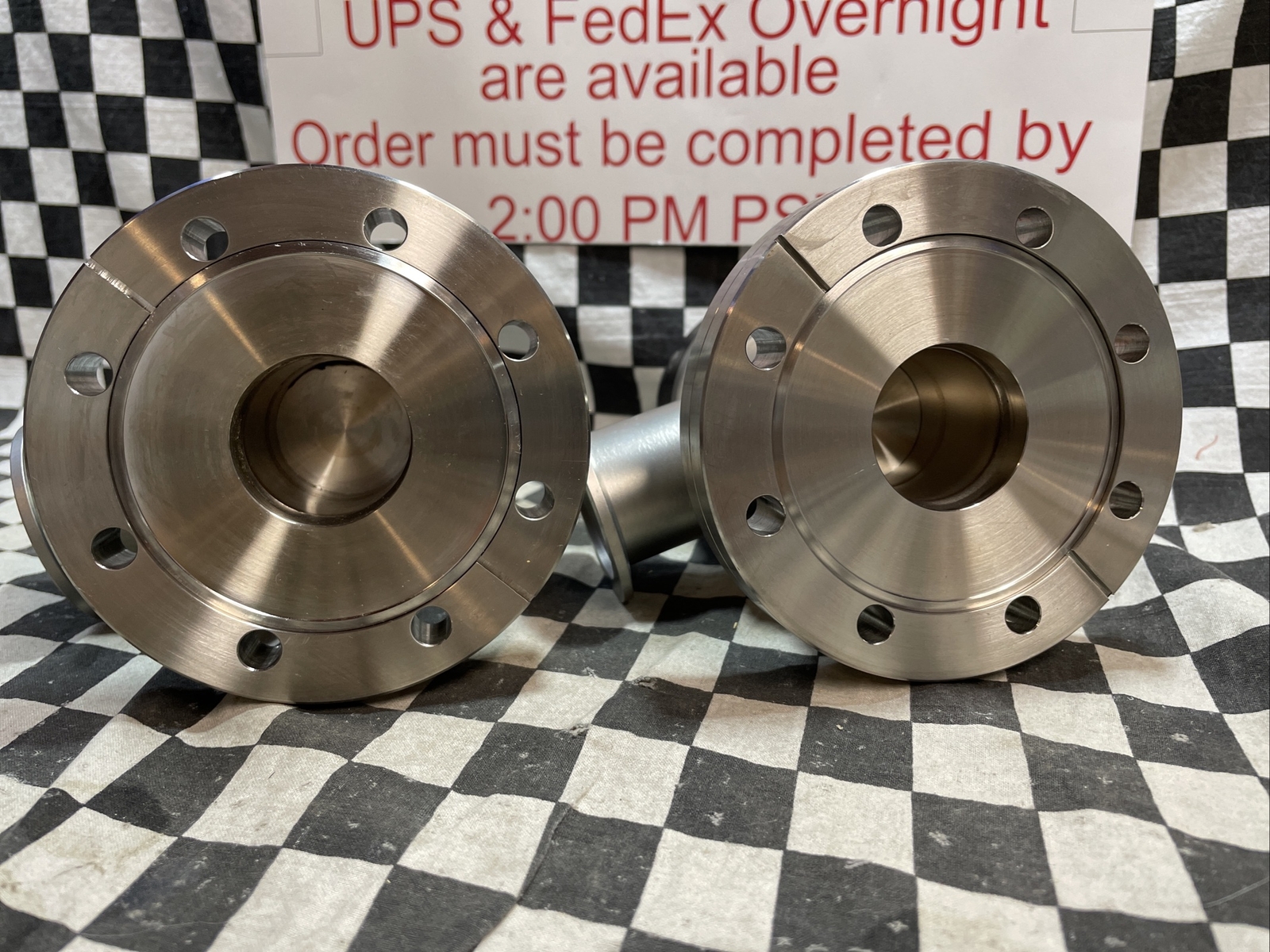 NOR-CAL VACUUM Angle MANUAL VALVE, CF 4-5/8 x NW40, 911223-1, 9112231, LOT OF 2