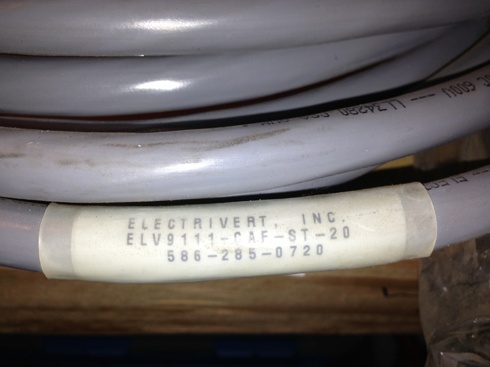 Cable CAS-ELV9111-CAF-ST-20, Mohawk/CDT, ELV9111-CAF-ST-20, Shipsameday #1330E