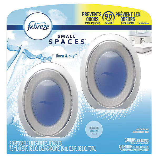 Febreze 55868 Odor Eliminator, 15 mL, Cartridge, PK6