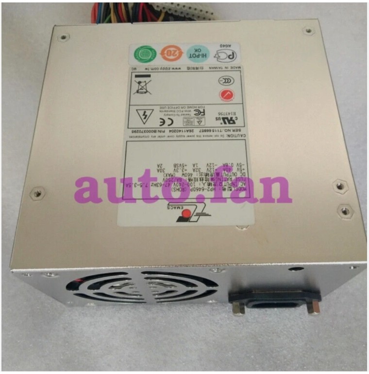 ONE Zippy HP2-6460P 460W Tower Medical Workstation Power Supply