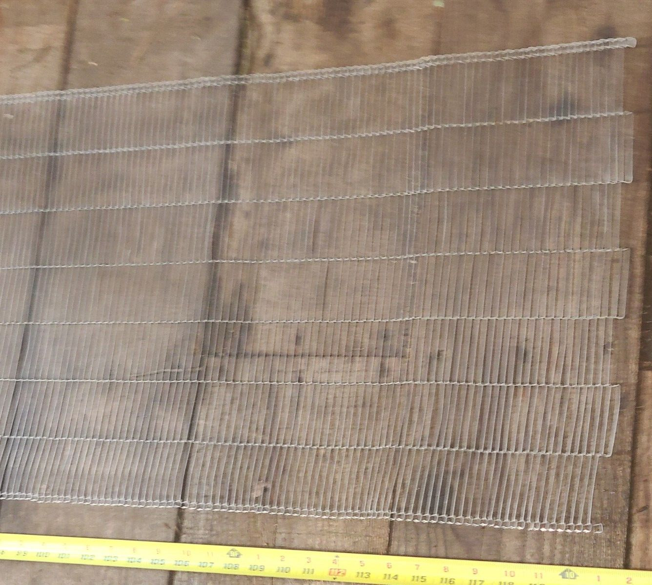Lumsden Flexx Flow SPACES 7 Conveyor Belt SIZE: 3/8” x .050 x 16” WIDTH x 26′