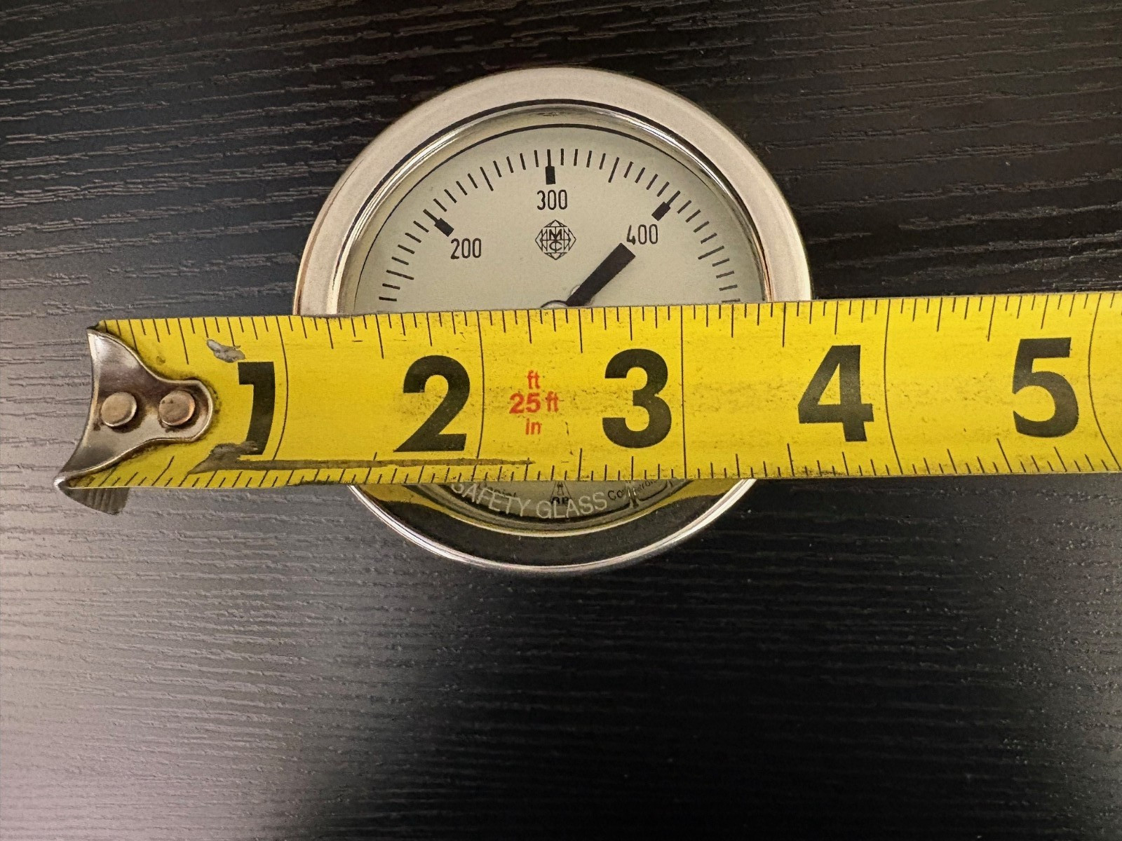 McDaniel Controls Gauge Lower Mount 0-600 PSI 1/4″ NPT KIL