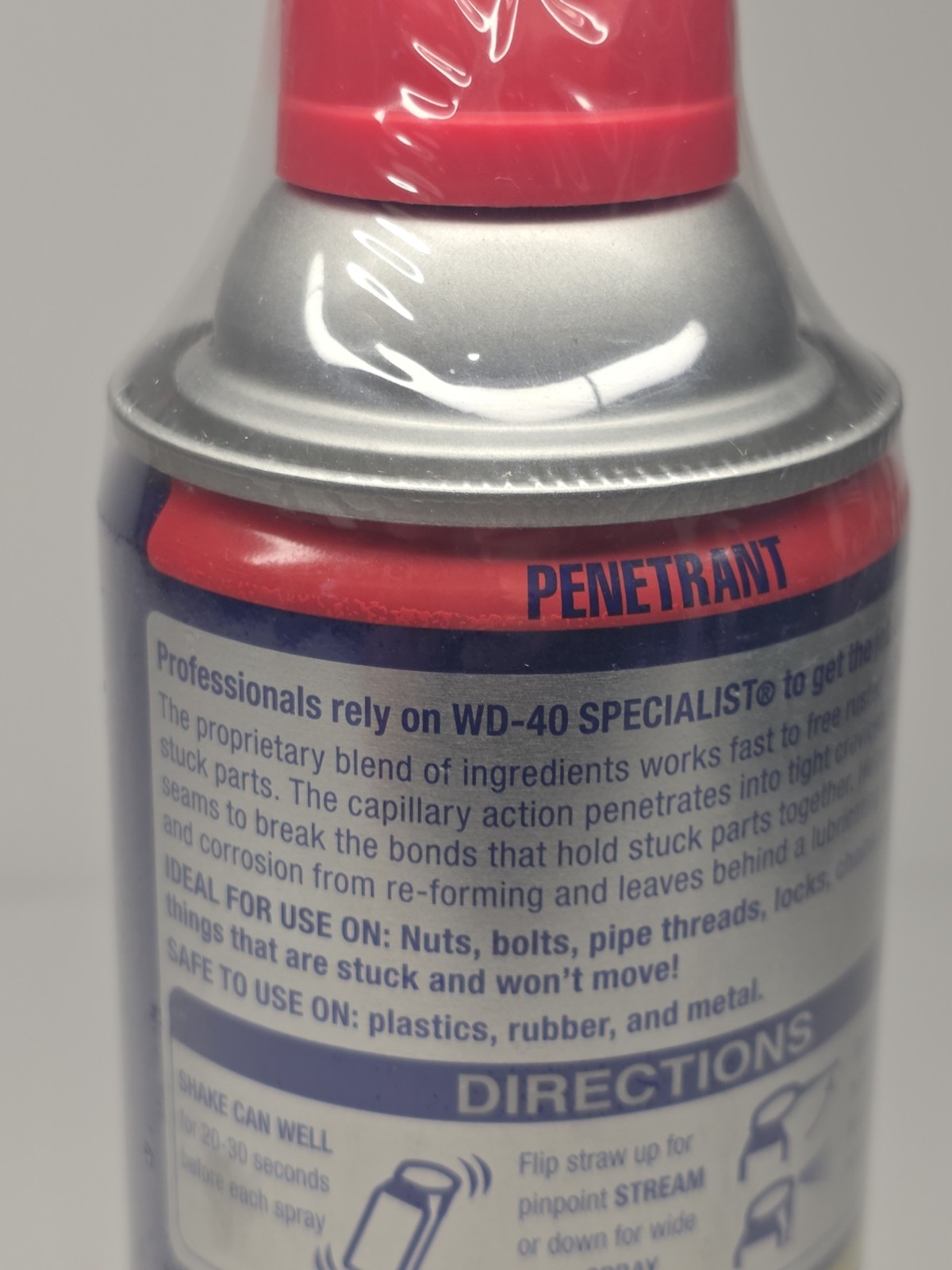 WD-40 Specialist Penetrant with Smart Straw, 11 oz (Single), Silver
