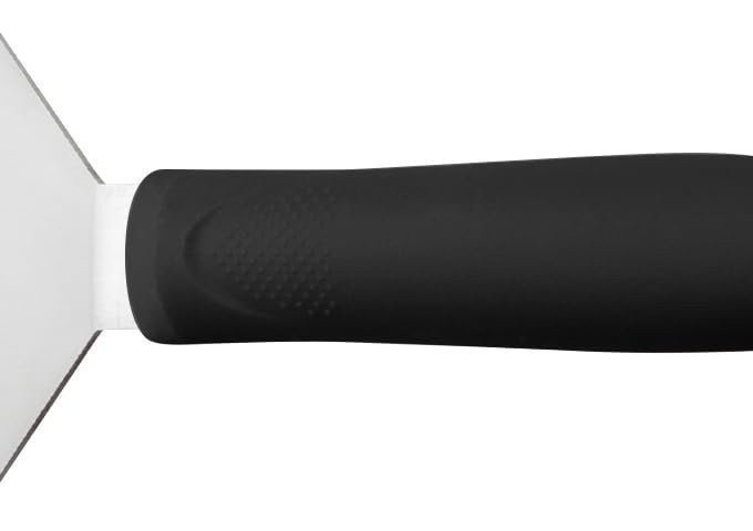 Winco 8″ x 4″ Griddle Spatula/Turner for Burgers, Steaks and More, Black