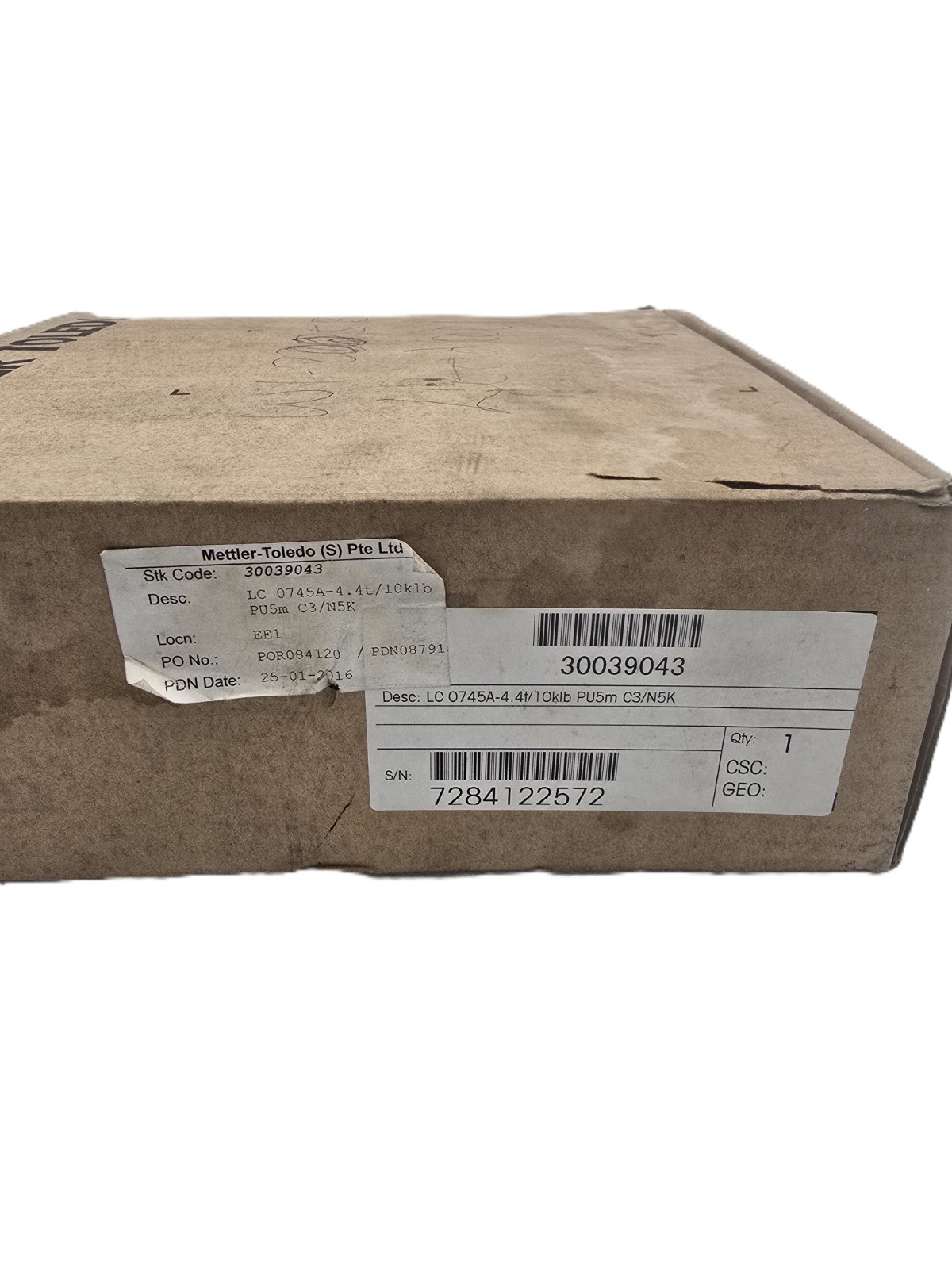 METTLER TOLEDO 30039043 0745A STAINLESS STEEL BEAM LOAD CELL (FAST SHIPPING)