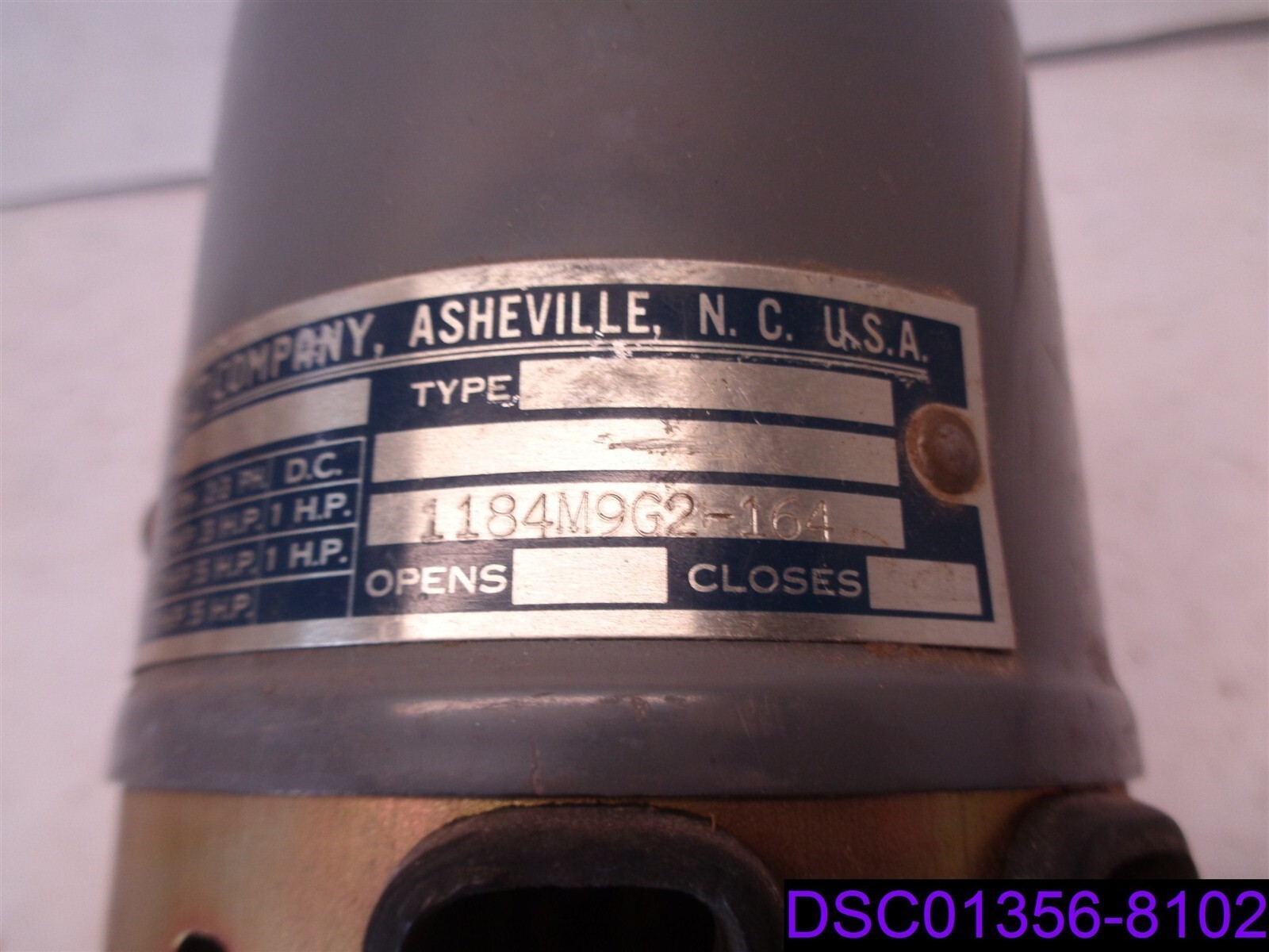Square D 1184M9G2-164