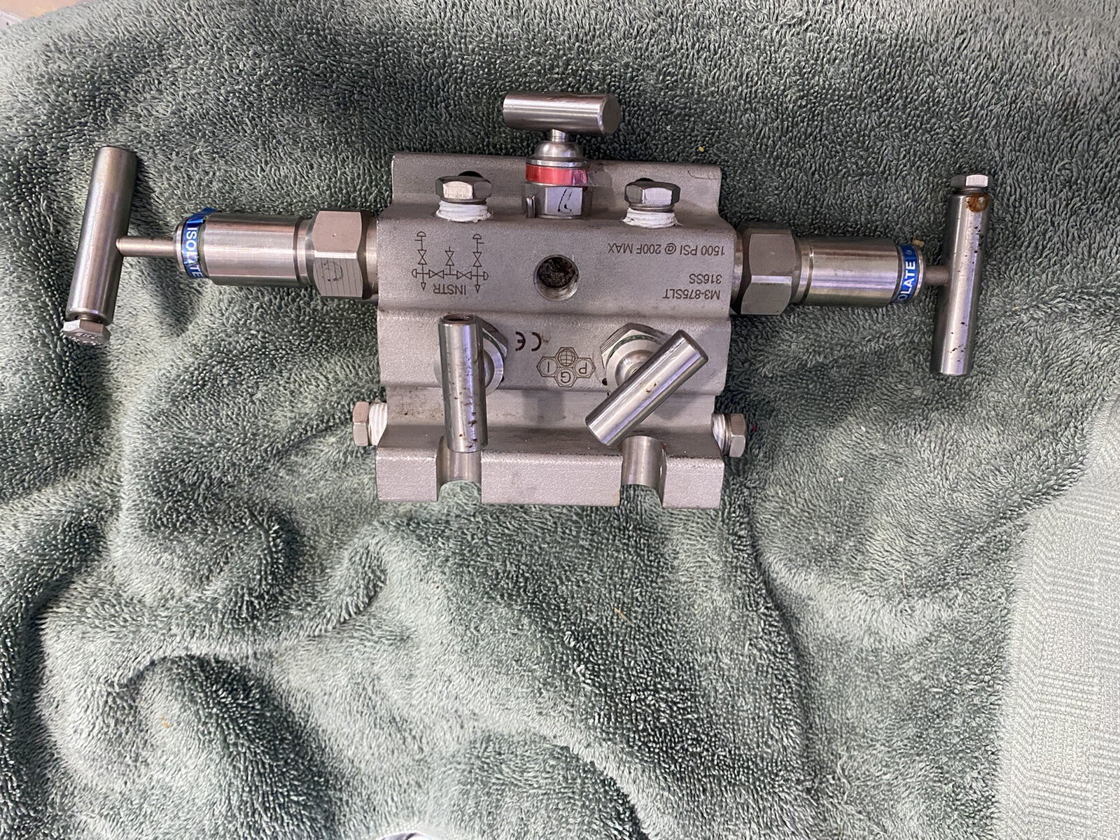 PGI VALVE MANIFOLD M3-875SLT 316SS 1500 PSI @ 200°F