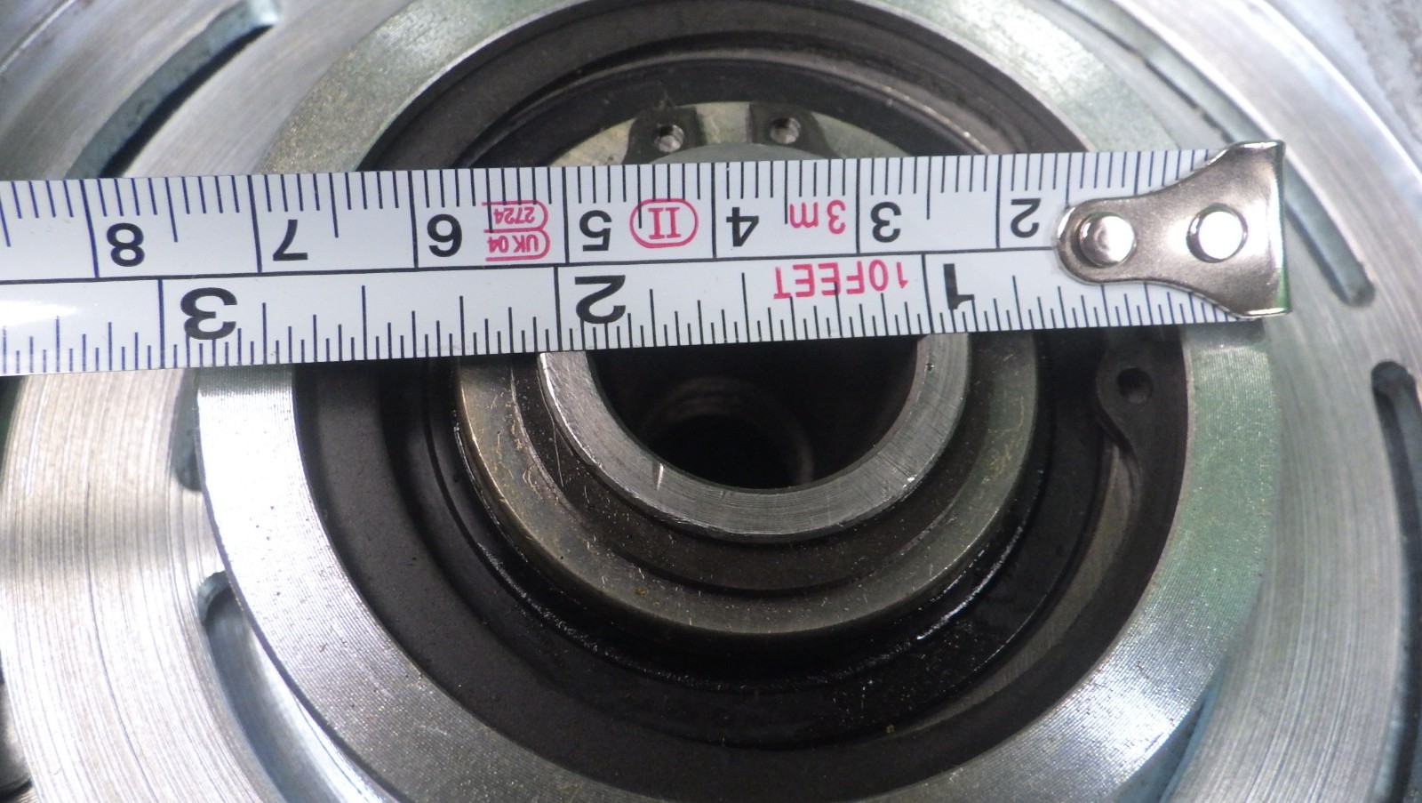 NOS Vintage Tennant 12V Electromagnetic Clutch Pulley 7″ Double-v Groove