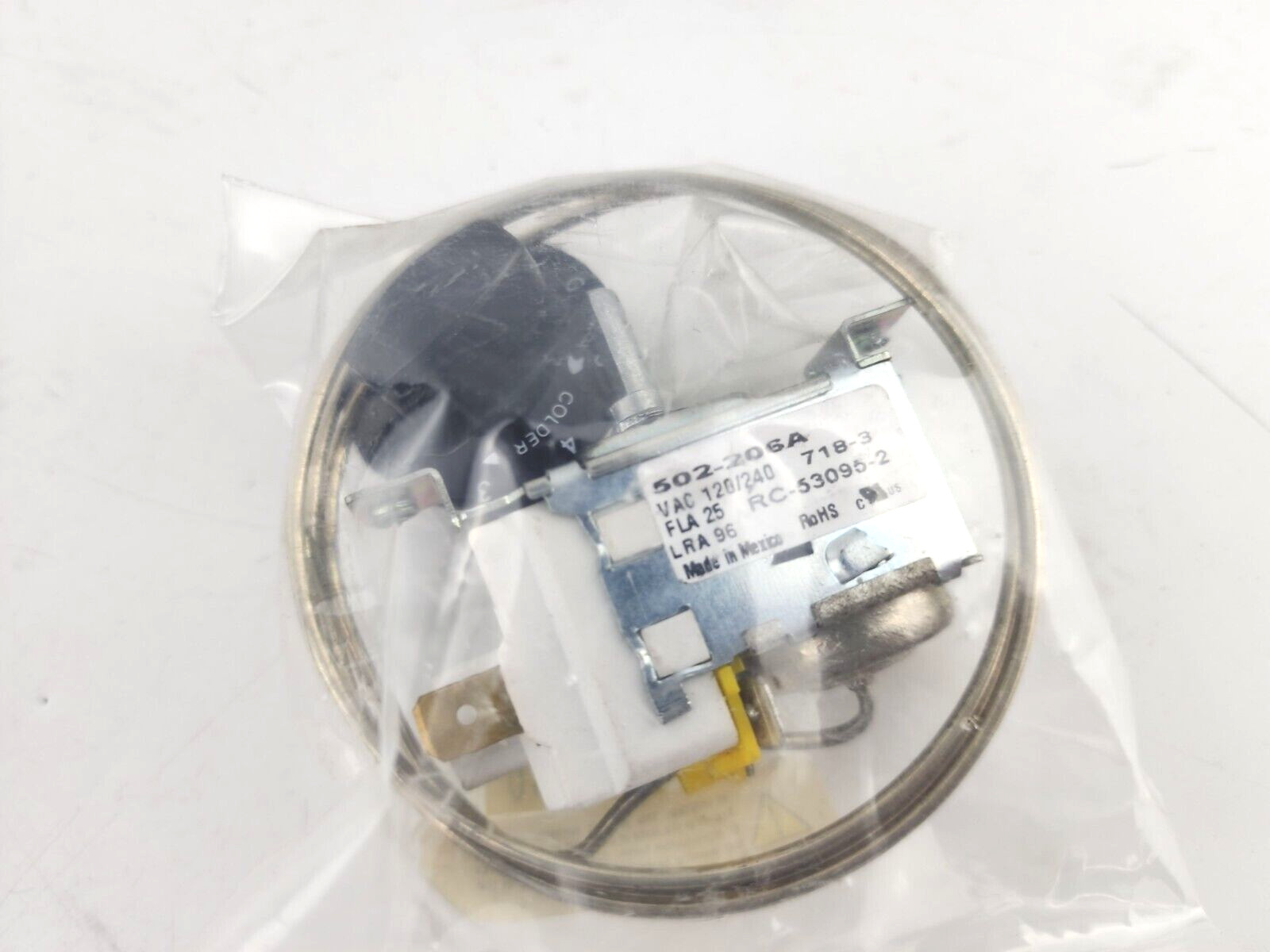 NOS Beverage Air Refrigeration Cold Control 27-240 502-206A Ranco 9540N147