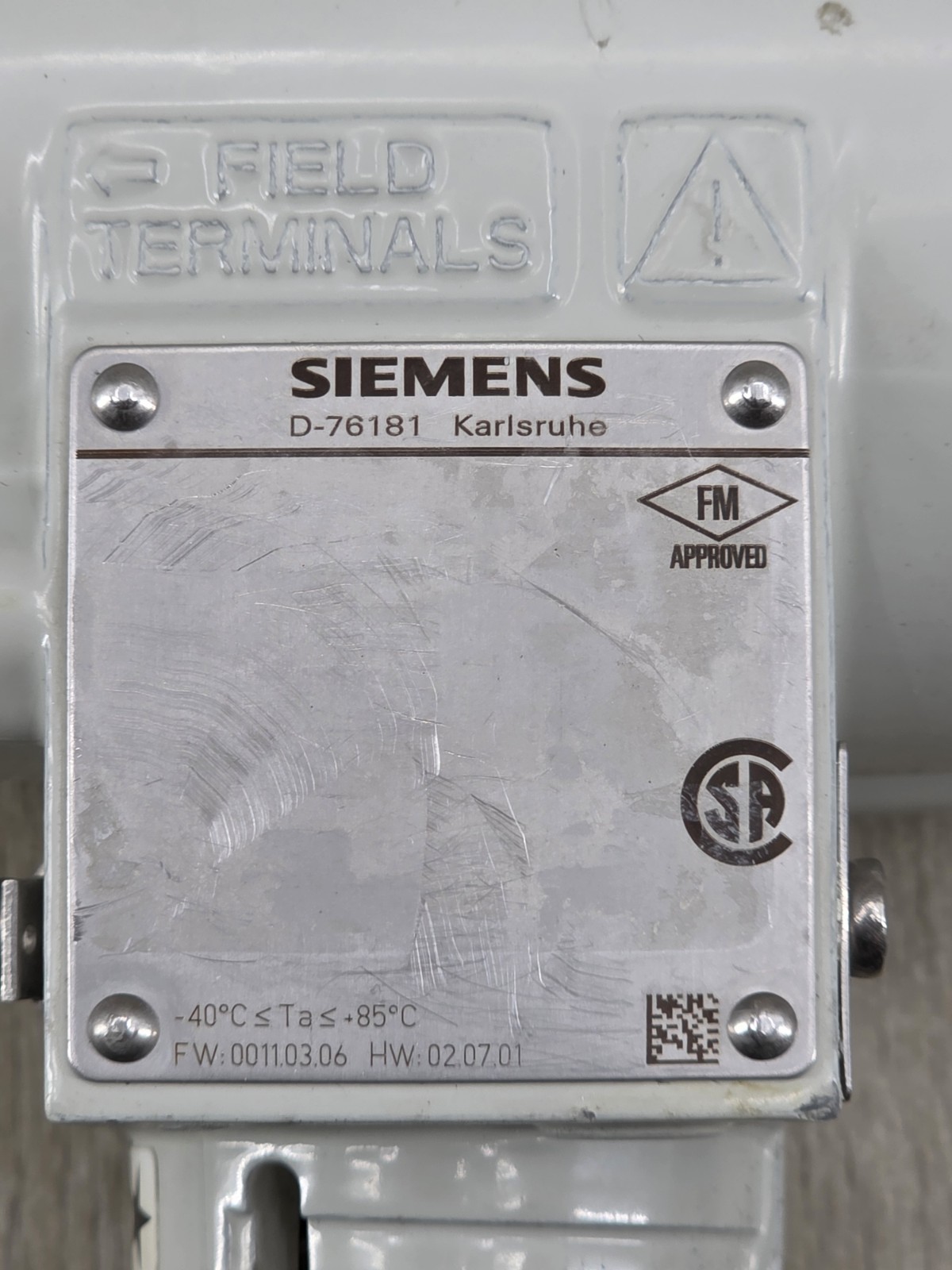 Siemens Sitrans P 7MF4233-1GA10-1NC6-Z Transmitter for Pressure 48975LIN