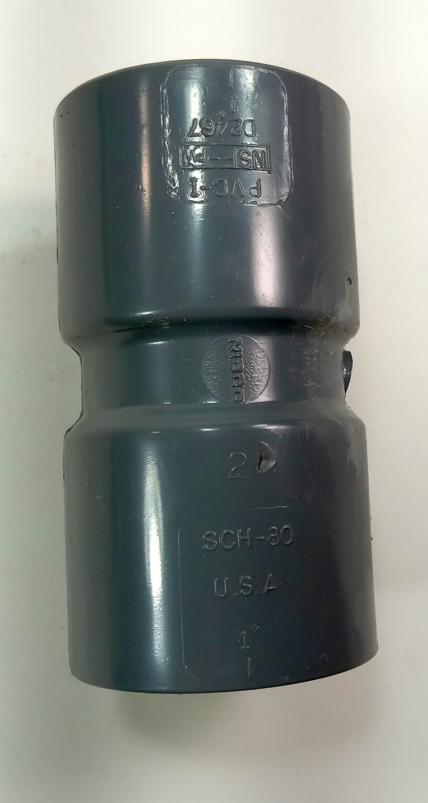 1 NEW NIBCO SCH80 1x1x1/2 PVC SOCKET TEE NNB ***MAKE OFFER***