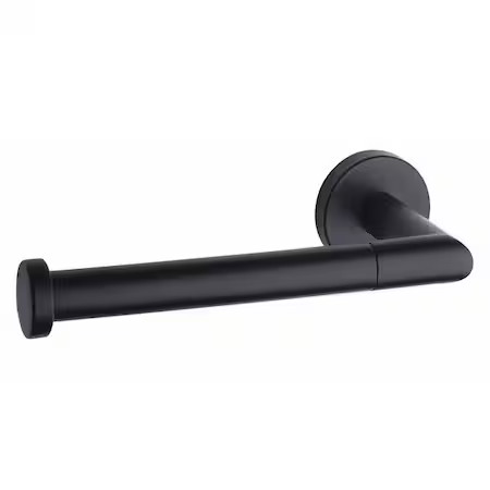 Taymor 04-2848Blk Toilet Paper Holder, Black, 5-1/2″W, 1 Roll